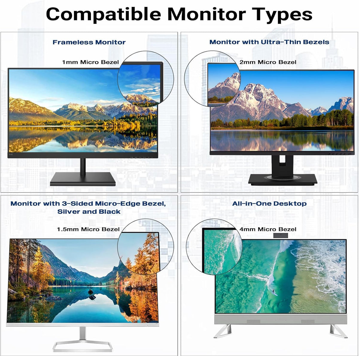 FILMEXT 2026 Upgrade 23 Inch Computer Privacy Screen Filter