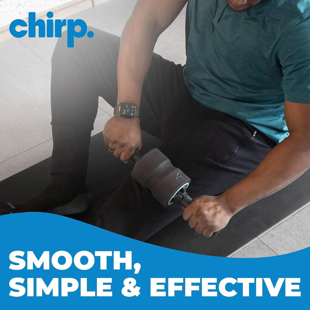 Chirp Focus Muscle Roller Handle for 4" Focus Wheel, 15.5"