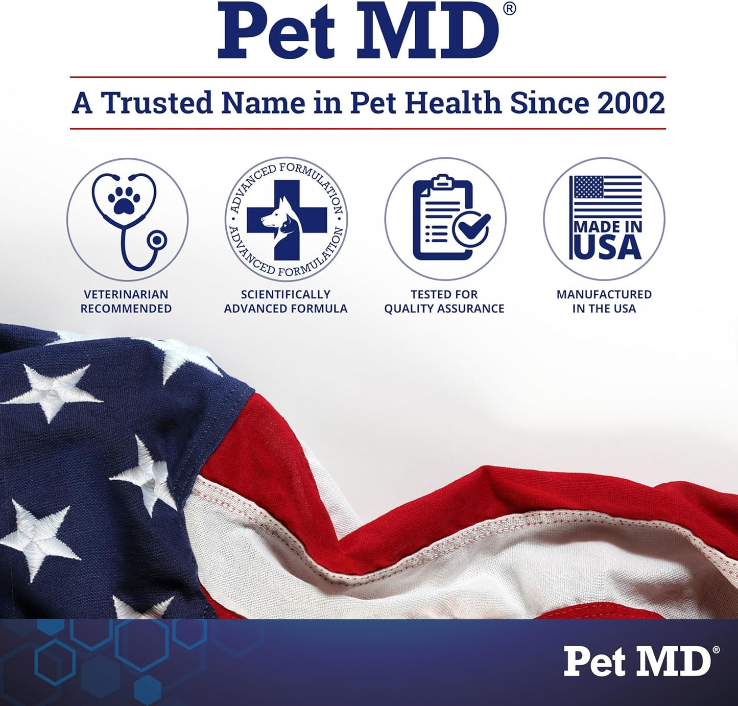 Pet MD Dog Ear Cleaning Wipes – Otic Cleanser for Dogs, Soothing Ear Care with Aloe Vera & Eucalyptus, Regular Wipes, 100 Count