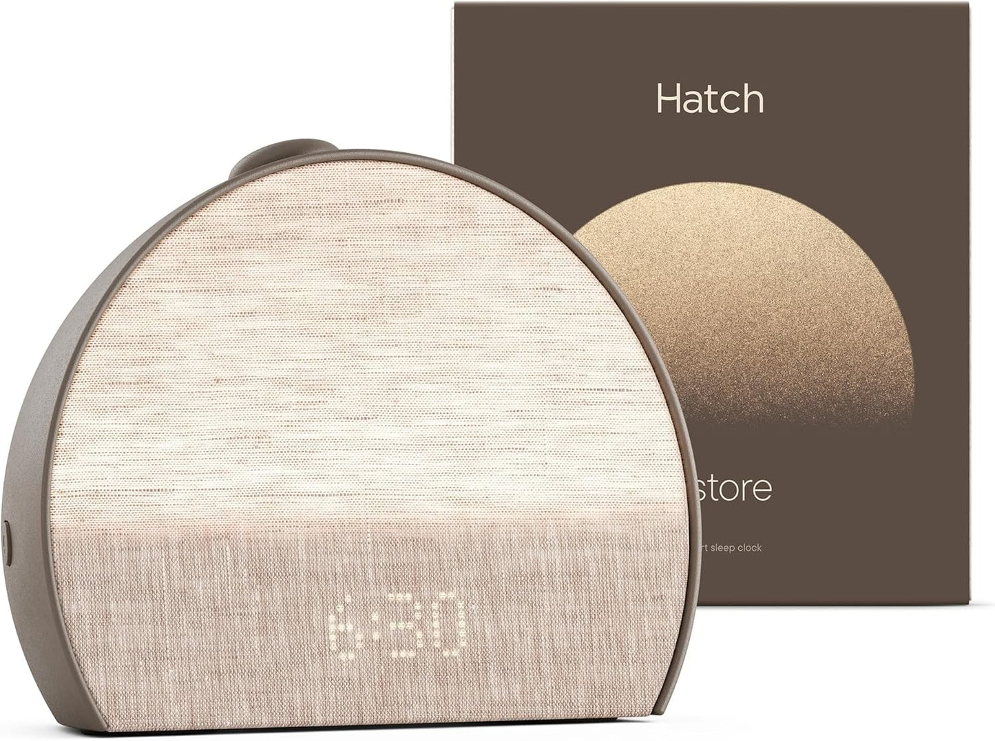 Hatch Restore 3 Sunrise Alarm Clock, Sound Machine, Smart Light (Cocoa) - White Noise, Screen-Free Sleep Routine