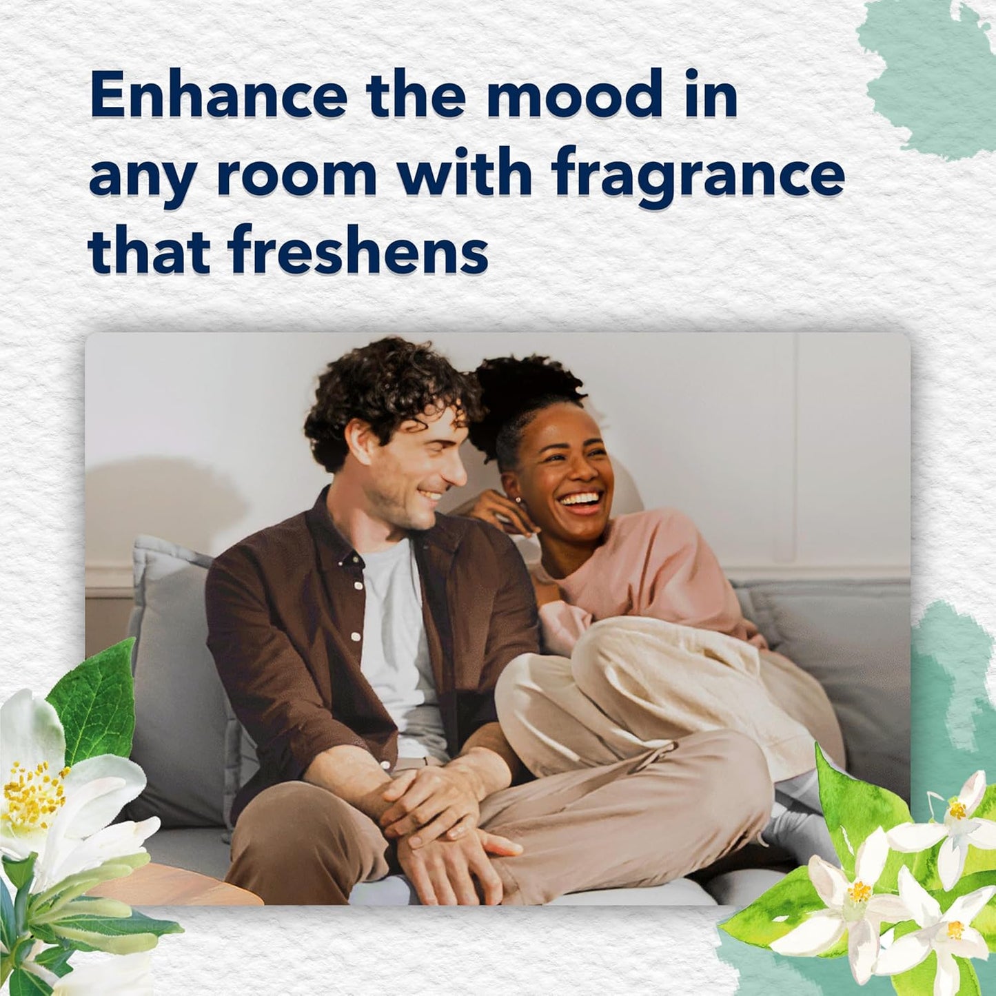Glade PlugIns Refills Air Freshener, Jasmine & Honeysuckle, Scented and Essential Oils for Home and Bathroom, 0.67 Fl Oz, 5 Count
