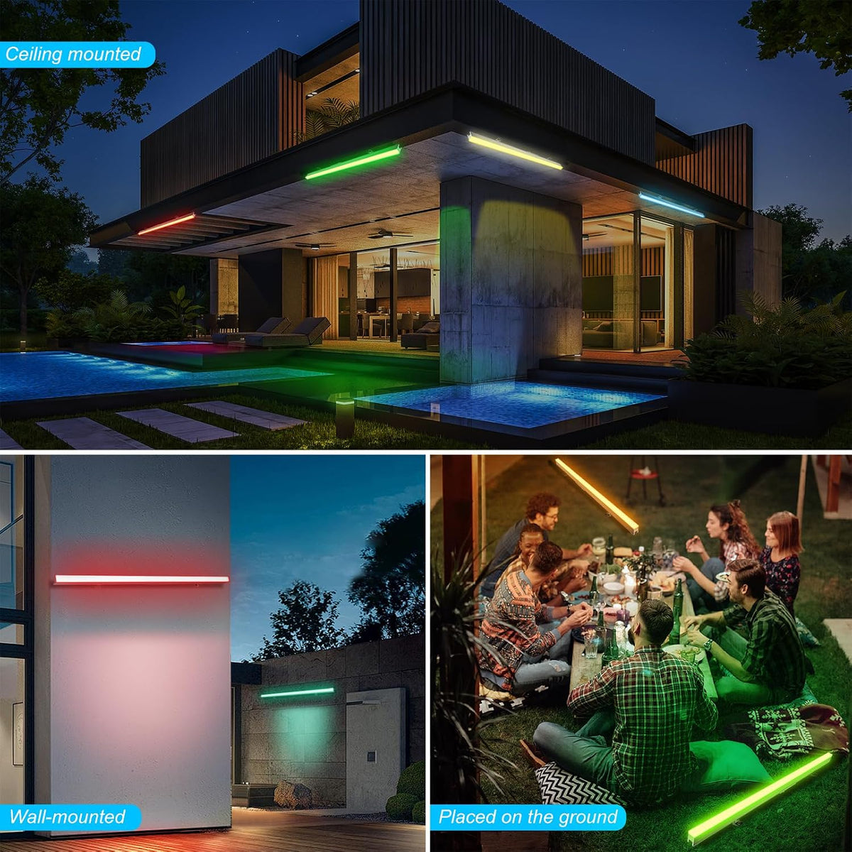 Wall Washer Light RGBW Color Changing Outdoor Bar Lights Wash Lighting