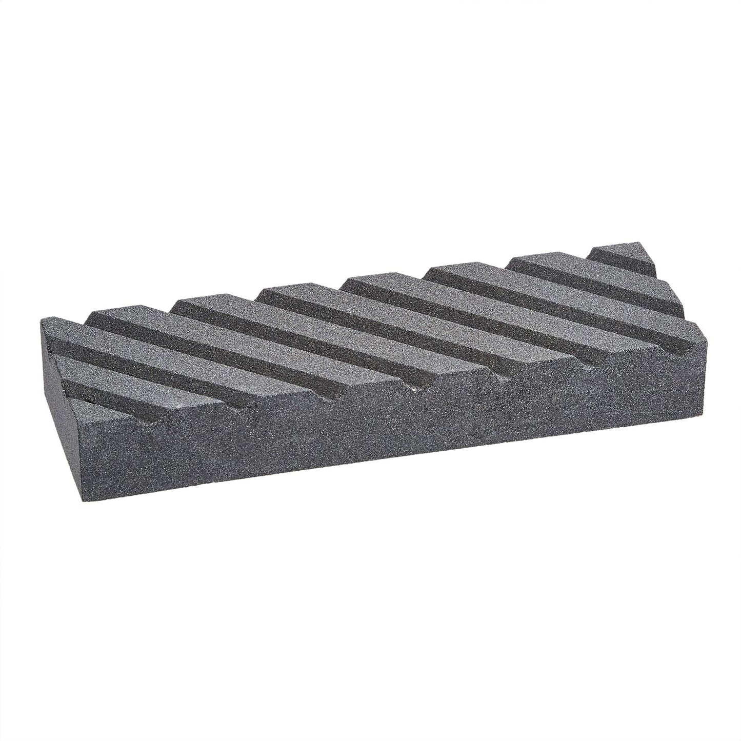 Amazon Basics Whetstone Knife Sharpening Stone Set, Double-sided 400/1000 and 3000/8000 Grit Stones, Flattening Stone with Angle Guide, Non-Slip Bamboo Base, 3 Count, Black & Grey