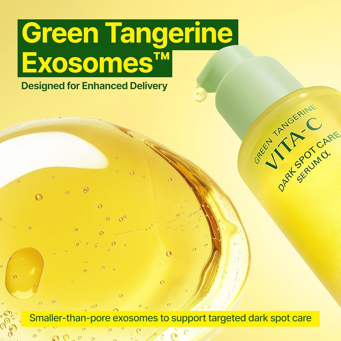 GOODAL Vitamin C Brightening Serum | 5% Niacinamide & Exosome Technology | Gentle Daily Facial Serum for Radiant Glow & Dull Skin Care | Green Tangerine | Korean Skincare, 1.01 fl oz (30ml)