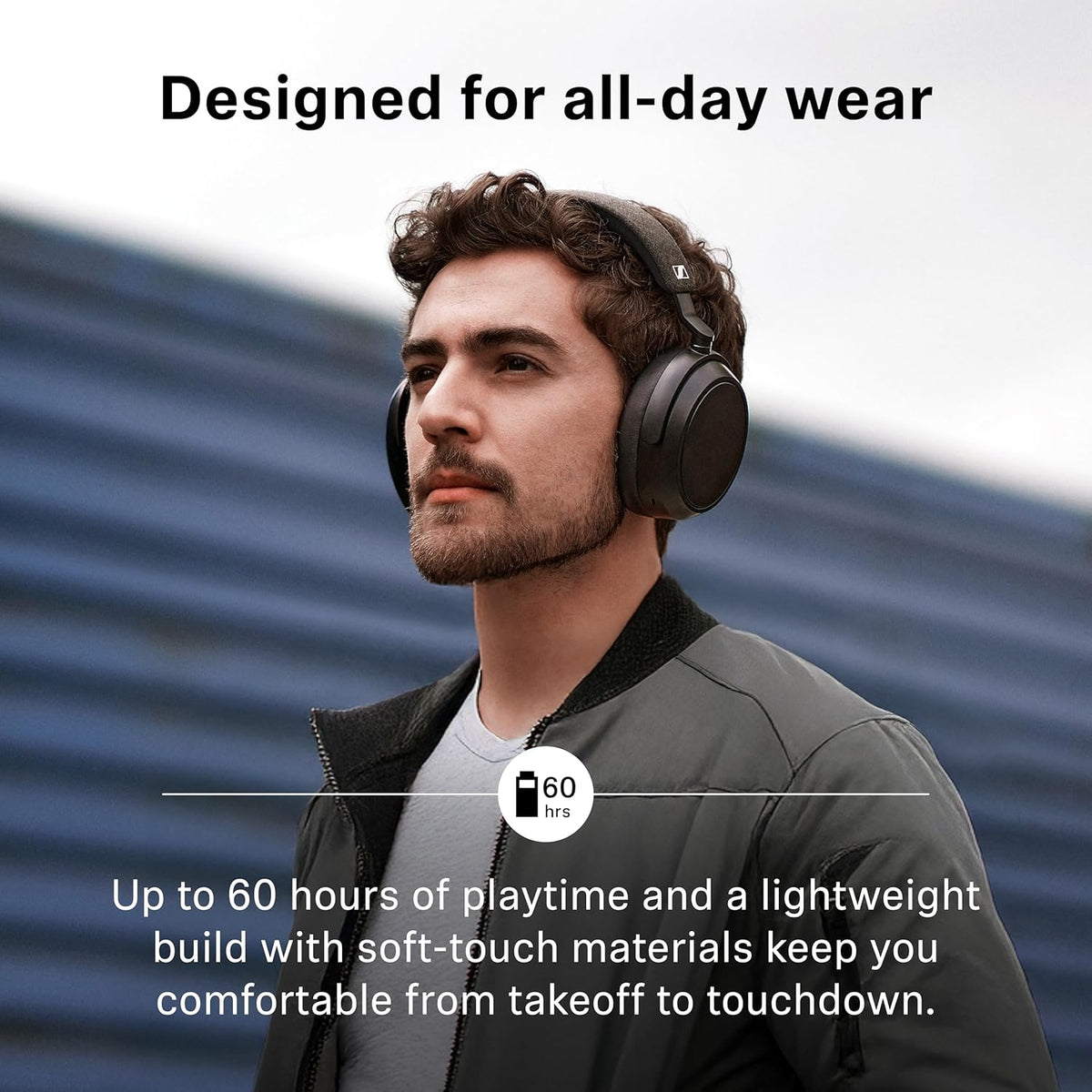 Sennheiser M4AEBT Momentum 4 Wireless Headphones - Black