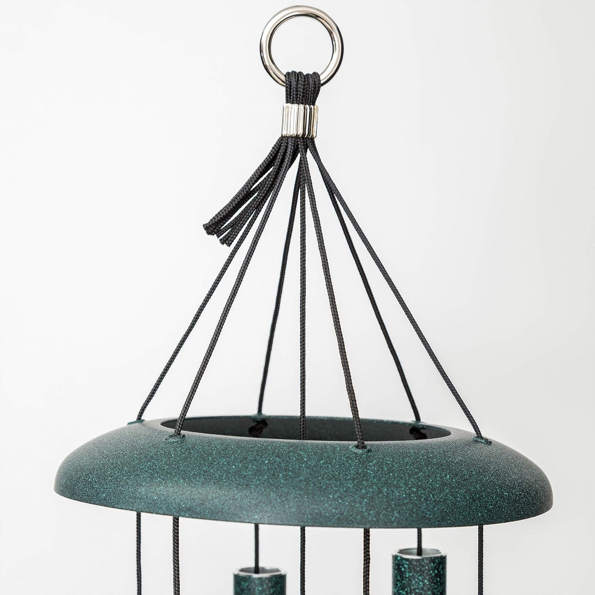 Corinthian Bells 27 Inch Green Wind Chimes for Outside, Outdoor Garden Wind Chime for Patio & Backyard Decor, Made in USA