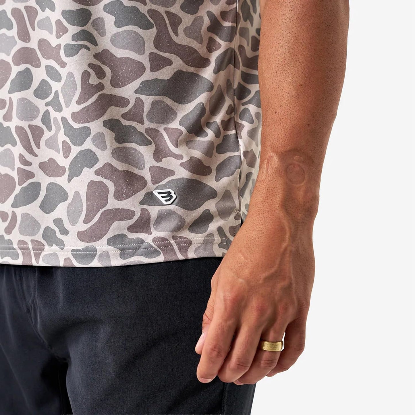 Burlebo Go to Tee – Men’s Lightweight Performance Shirt with UPF 50 Sun Protection