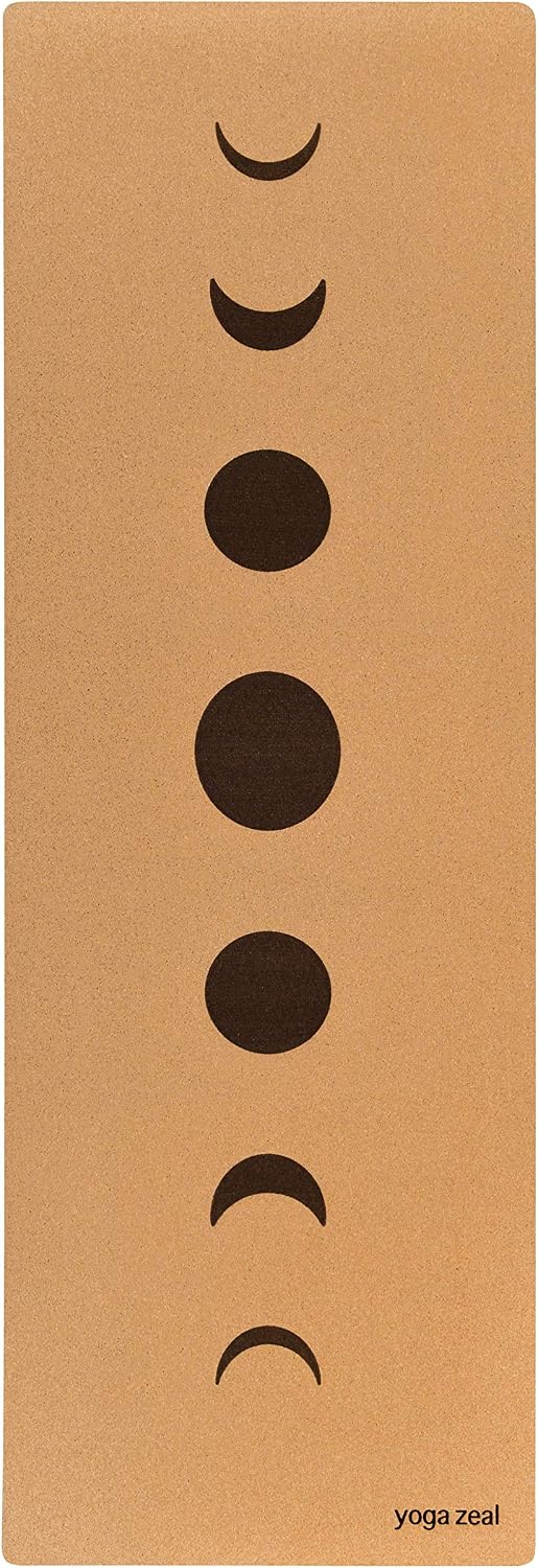 Yoga Mats By Yoga Zeal - Luxuriously Soft, Thick, Non-Slip, Hot Yoga Mat. Eco Printed. Designed to grip better with a sweaty yoga practice!