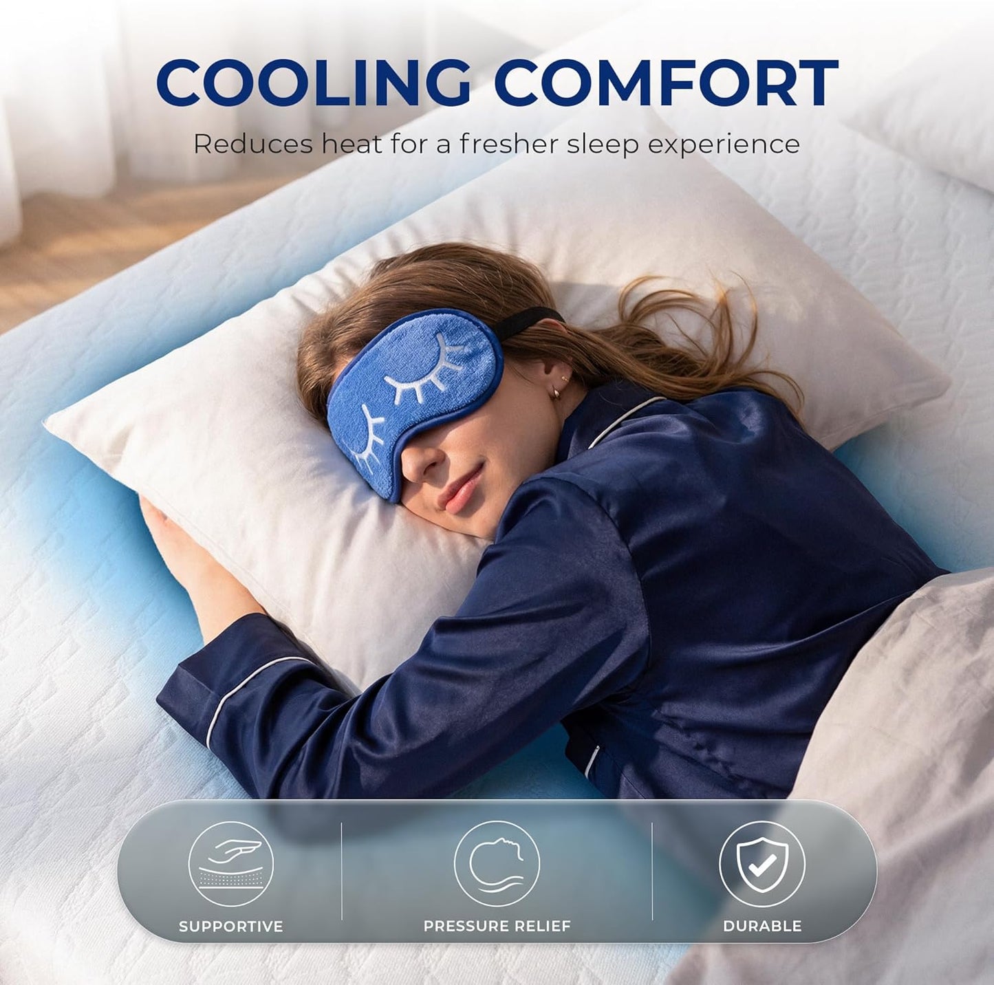 Neo Sleep 8 Inch Full Cooling Gel Memory Foam Mattress, Medium Feel Comfort & Support with Pressure Relief, Breathable Memory Foam, CertiPUR-US Certified, Mattress in a Box (Full, 8 in)