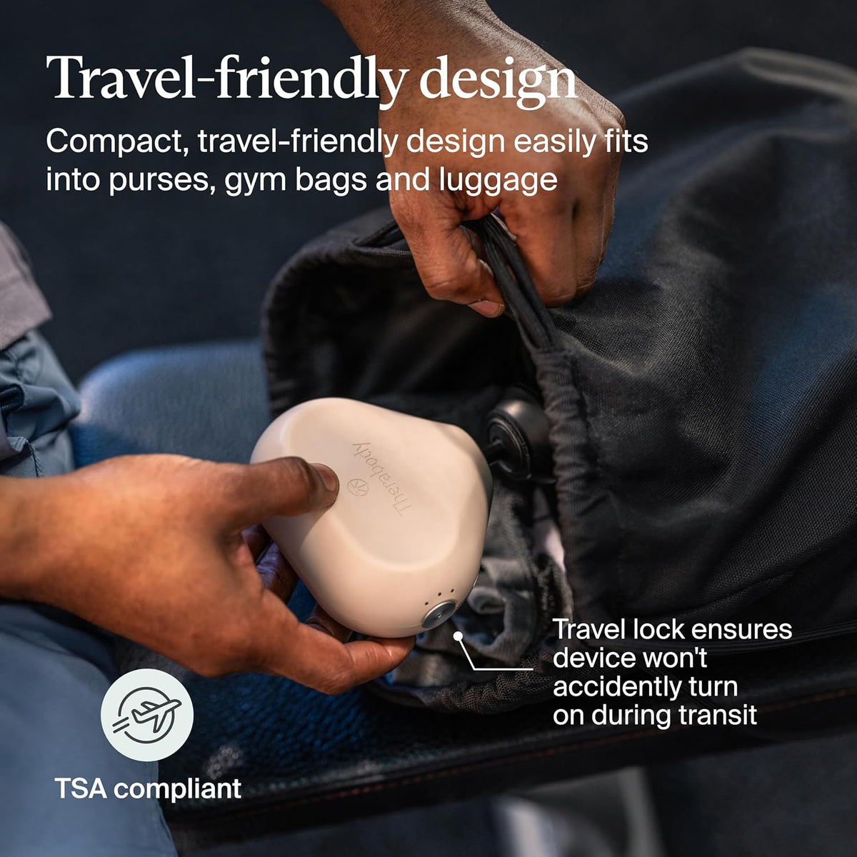TheraGun Therabody Mini 3rd Gen Massage Gun | Travel Essential, Oat