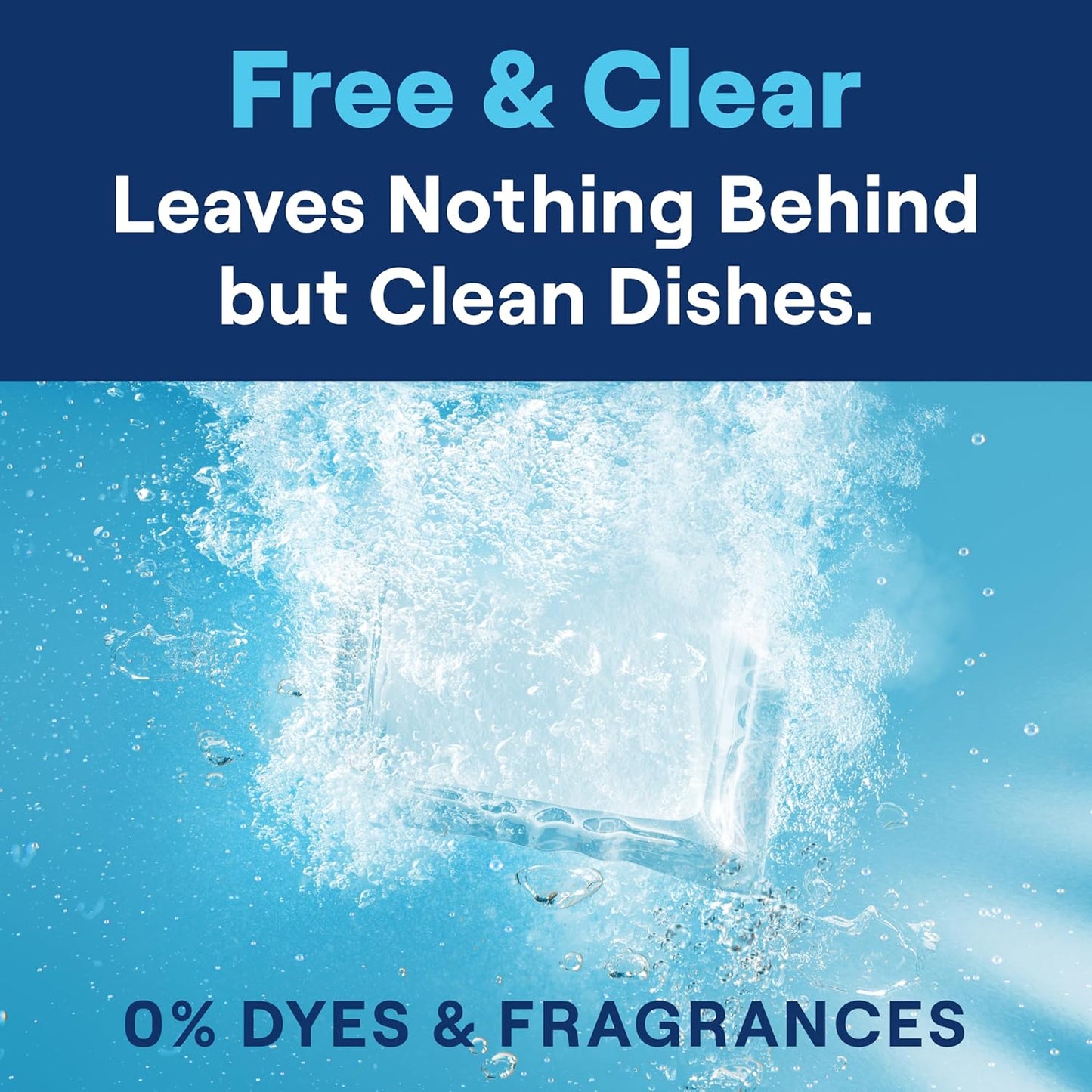 Seventh Generation Dishwasher Detergent Packs, Free & Clear, 72 Count, Pack of 1, Plant Powered Cleaning, Fights Greasy Reside & Stuck-On Food For Sparkling Dishes, Fragrance-Free & Septic Safe