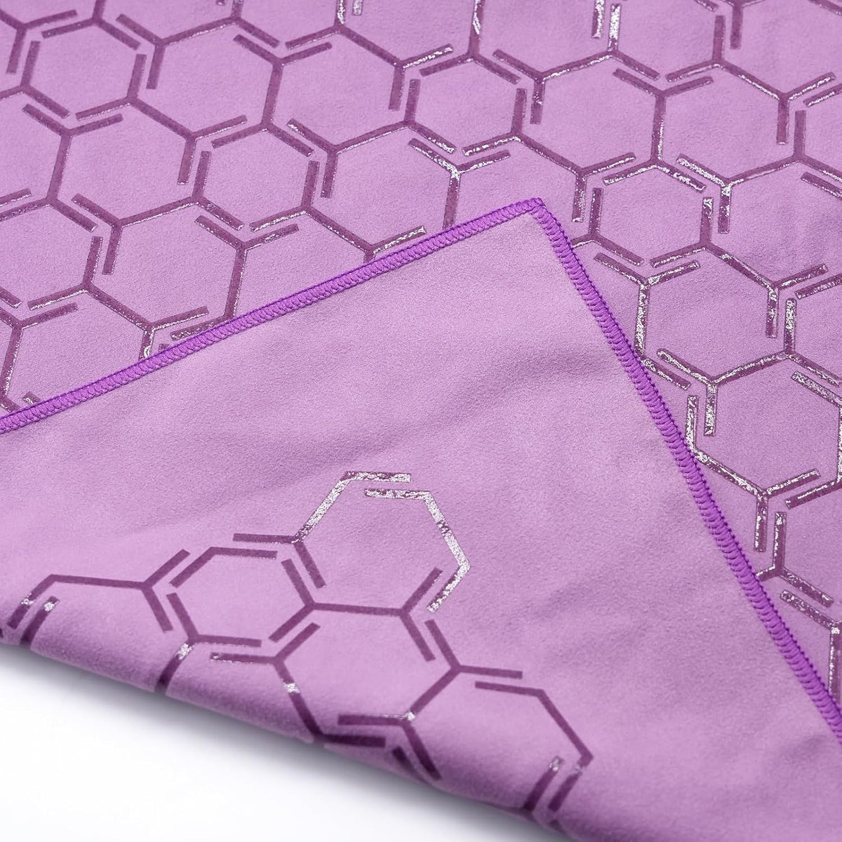 Eunzel Double Sided Silicone Yoga Mat Towel, 72" x 26.5"