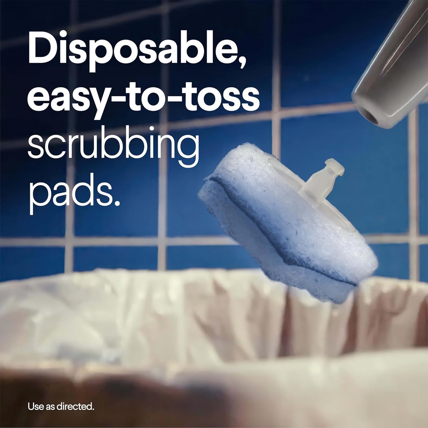 Clorox ToiletWand Disposable Toilet Cleaning System, Kills 99.9% of Germs and Viruses, Wand, Caddy and 6 Refill Heads