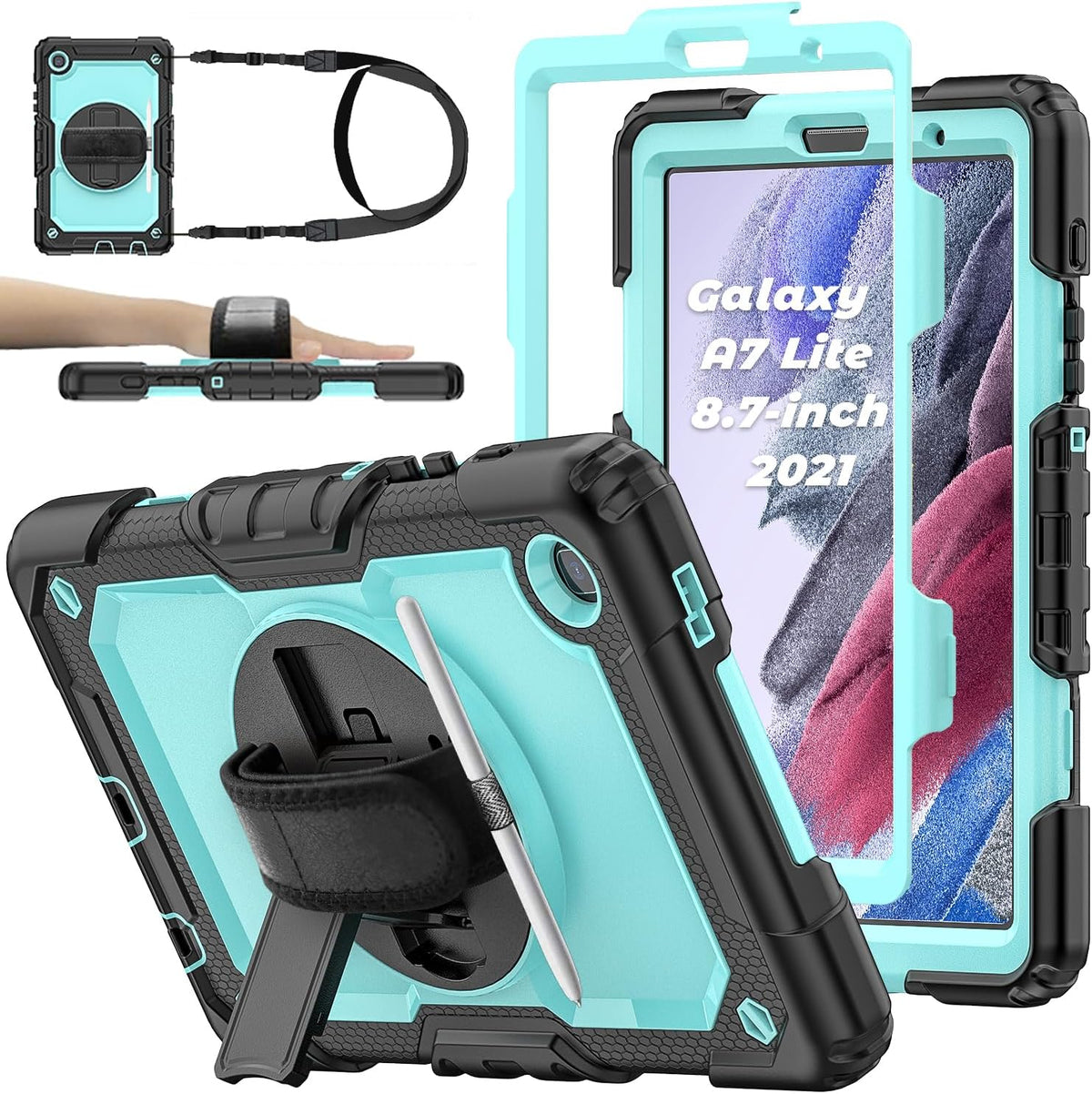 Case for Samsung Galaxy Tab A7 Lite Tablet 8.7-inch 2021 SkyBlue