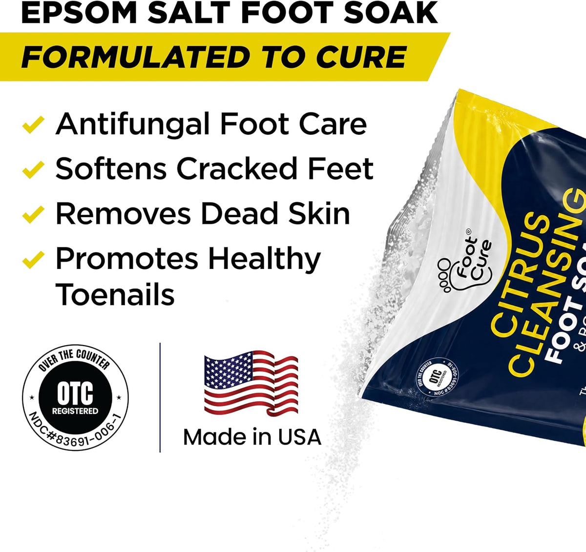 Tea Tree, Muscle Recovery, Citrus Detox, Soothing Lavender Foot Soak