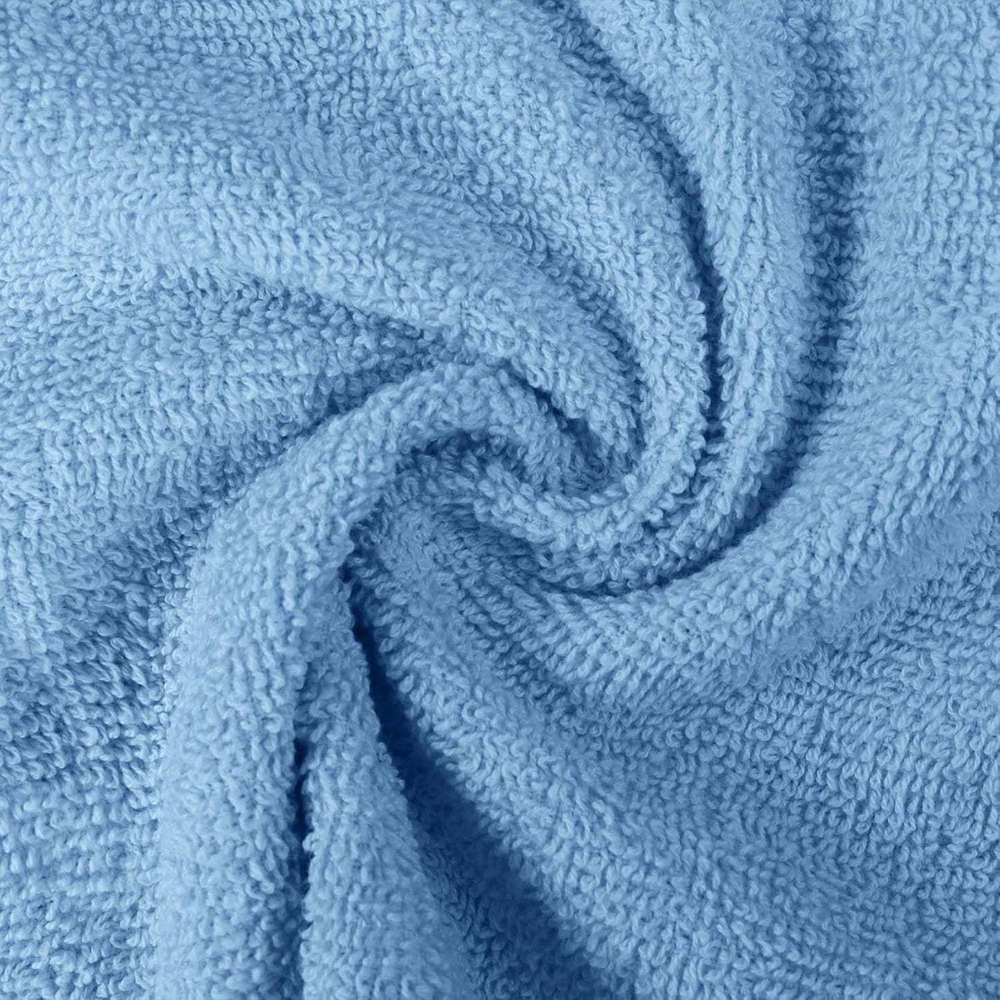 Utopia Towels 12 Pack Premium Wash Cloths Set, 12 by 12 Inches, 100% Cotton Ring Spun, Highly Absorbent and Soft Feel Essential Washcloths for Bathroom, Spa, Gym, and Face, Electric Blue