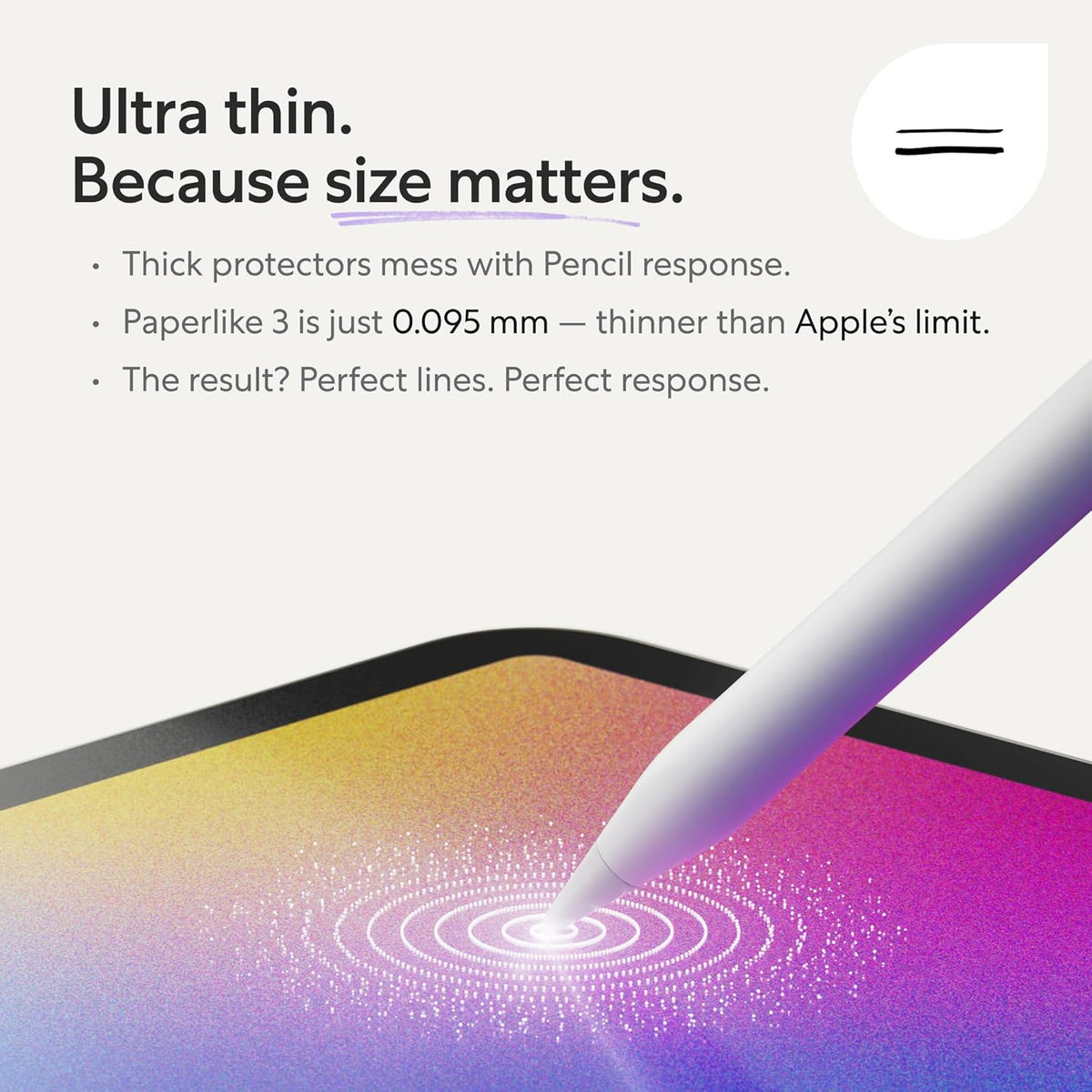 Paperlike® 3 Screen Protector for iPad Pro 11" (M5,M4)