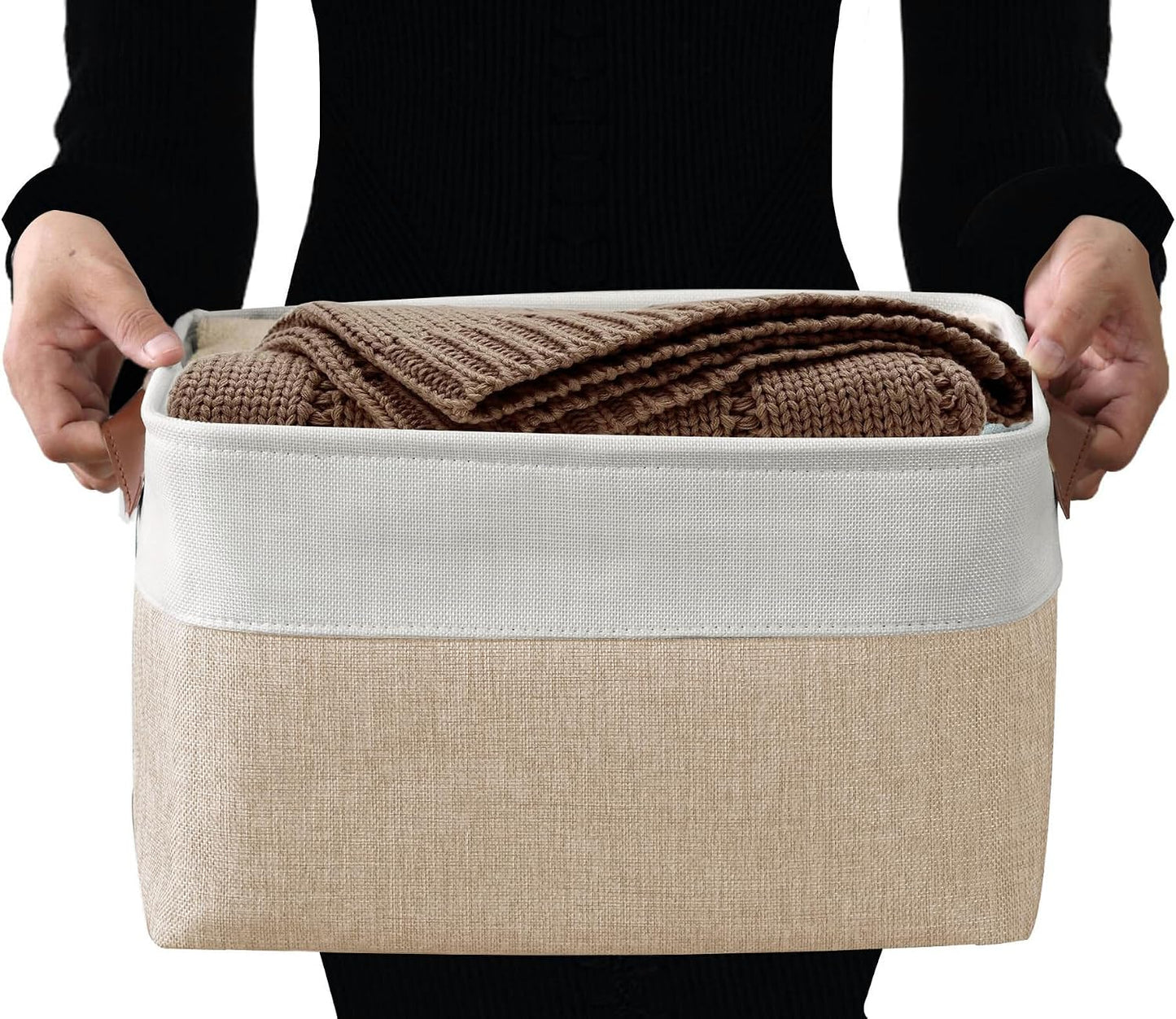 DECOMOMO Storage Bins, Extra Large Fabric Storage Baskets for Shelves 3Pack