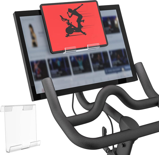 Tablet Holder Mount Compatible with Peloton Bike & Bike Plus & Row & Tread, Holder for iPad, Phone/Tablet Stand for Exercise Bicycle & Treadmill Accessories, Not for Cross Training Series