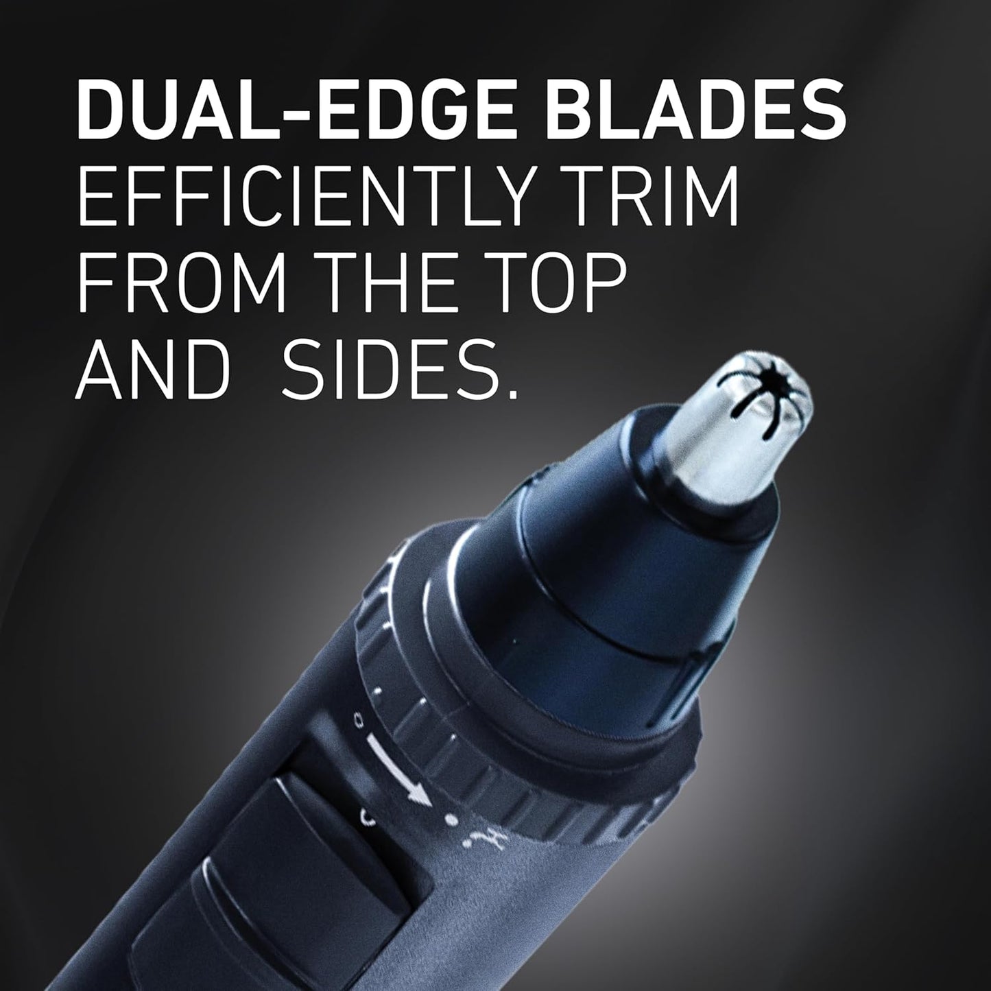 Panasonic Men’s Ear and Nose Hair Trimmer, Wet Dry Hypoallergenic Dual Edge Blade, Ear Hair Trimmer for Men - ER-GN30-H
