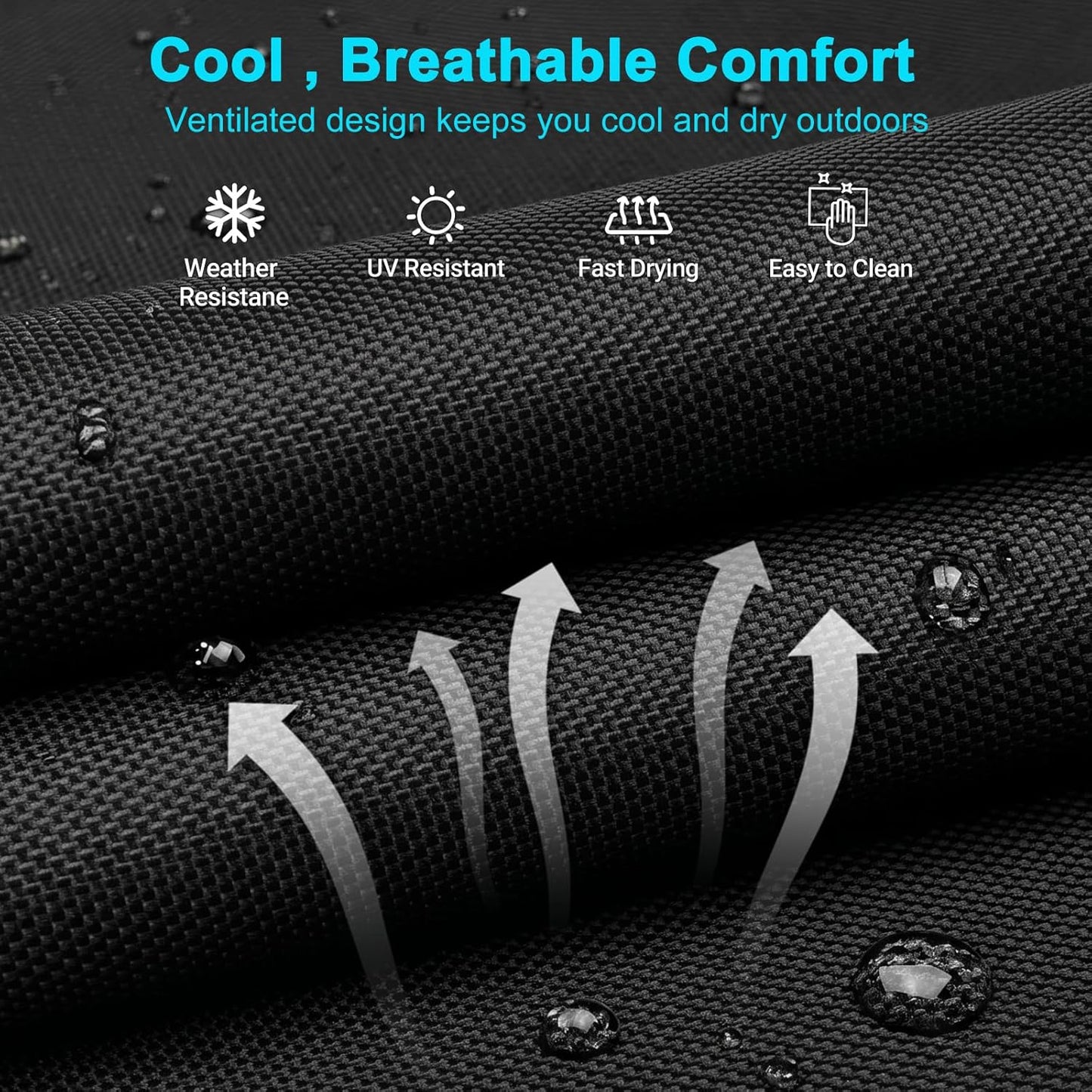 ABORON Heavy Duty Tanning Chair,Outdoor 5-Position Folding Chaise Lounge Chair with Pad,Portable Beach Lounge Chair for Outdoor Sunbathing Patio Pool Lawn Deck Poolside