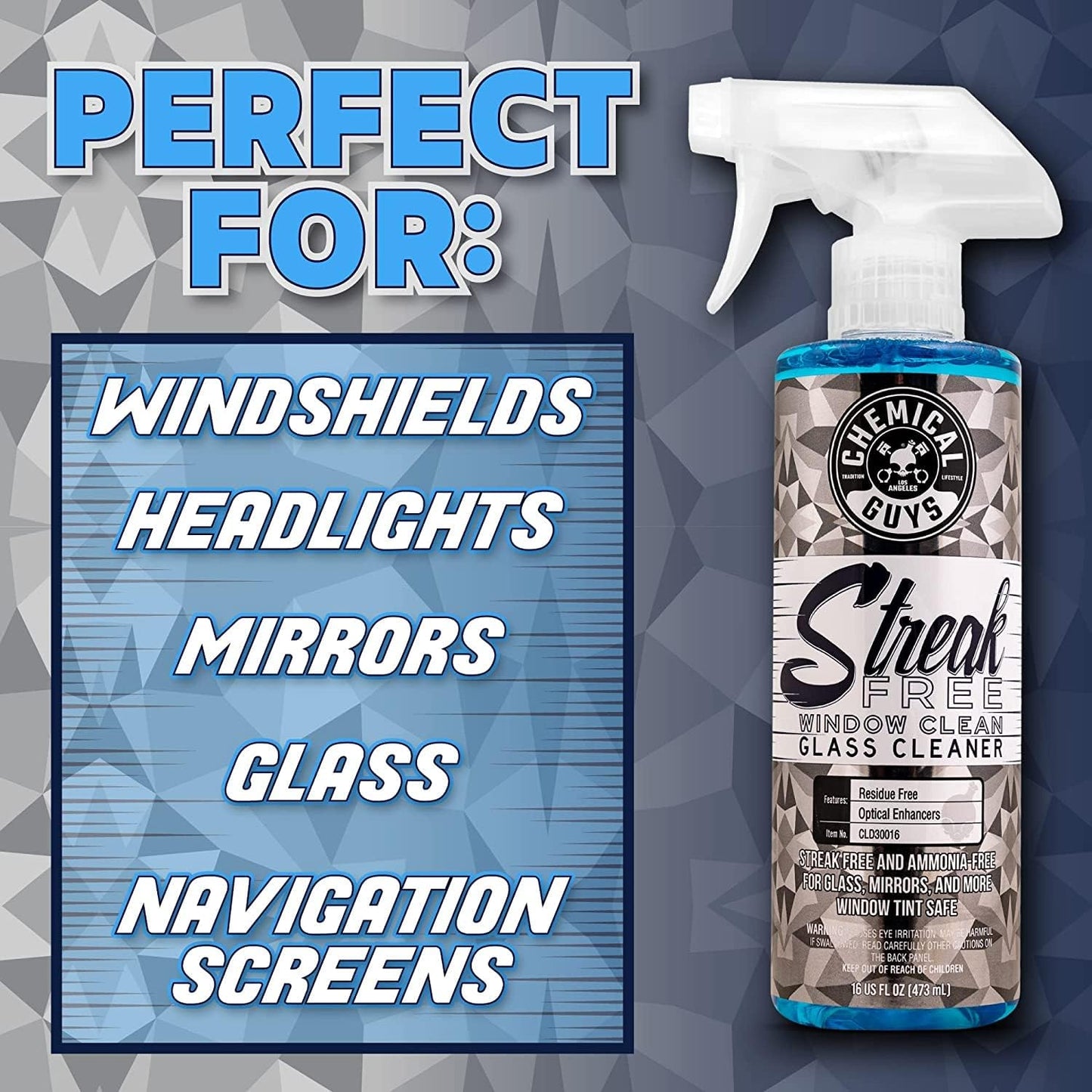 Chemical Guys Car Interior Detailing Kit - VRP Protectant, Nonsense Cleaner, Streak Free Glass Cleaner, 3 Detailing Brushes, 3 Towels, 2 Applicators, 11-Items