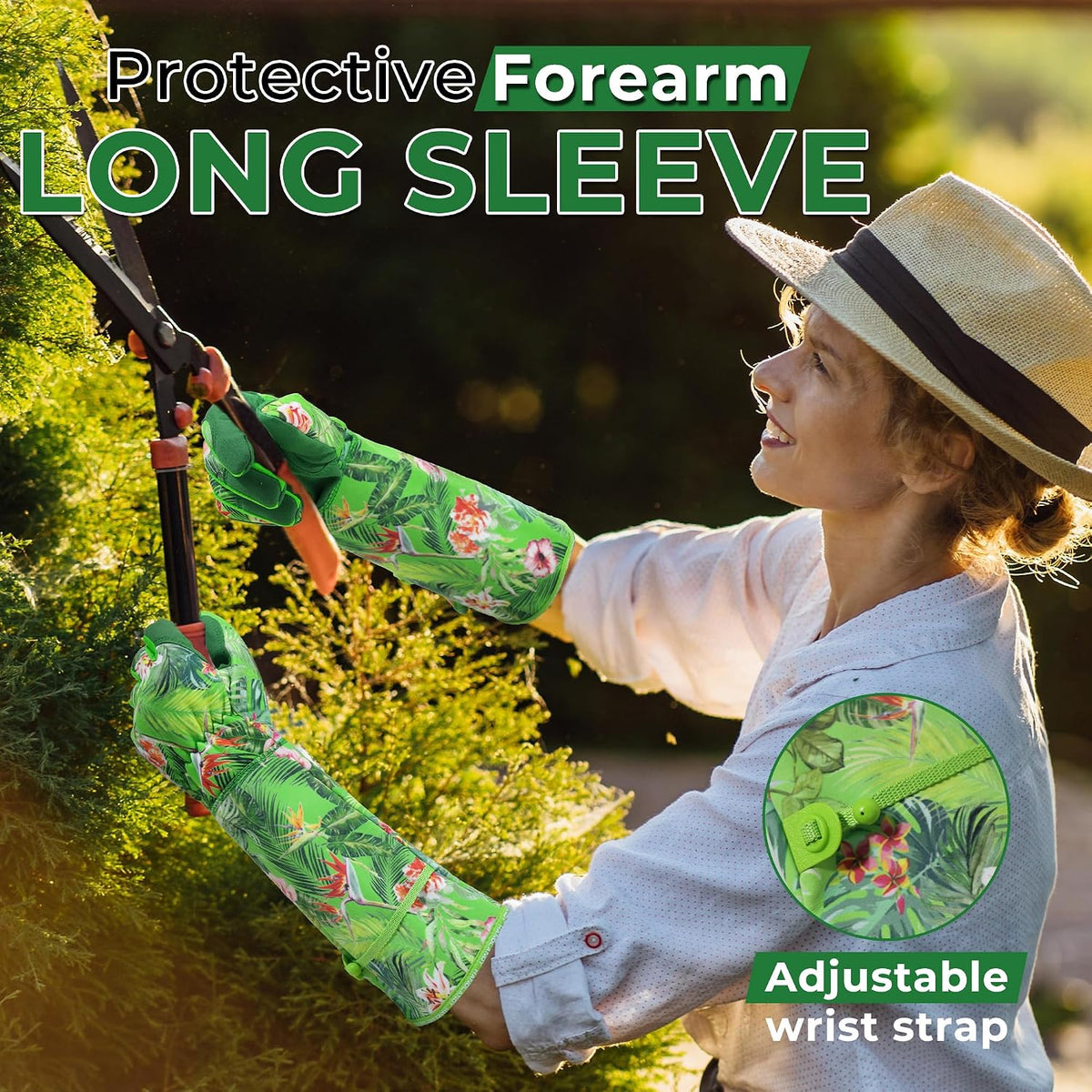 HANDLANDY Rose Pruning Gloves for Men Women, Thorn Proof Gardening Gloves