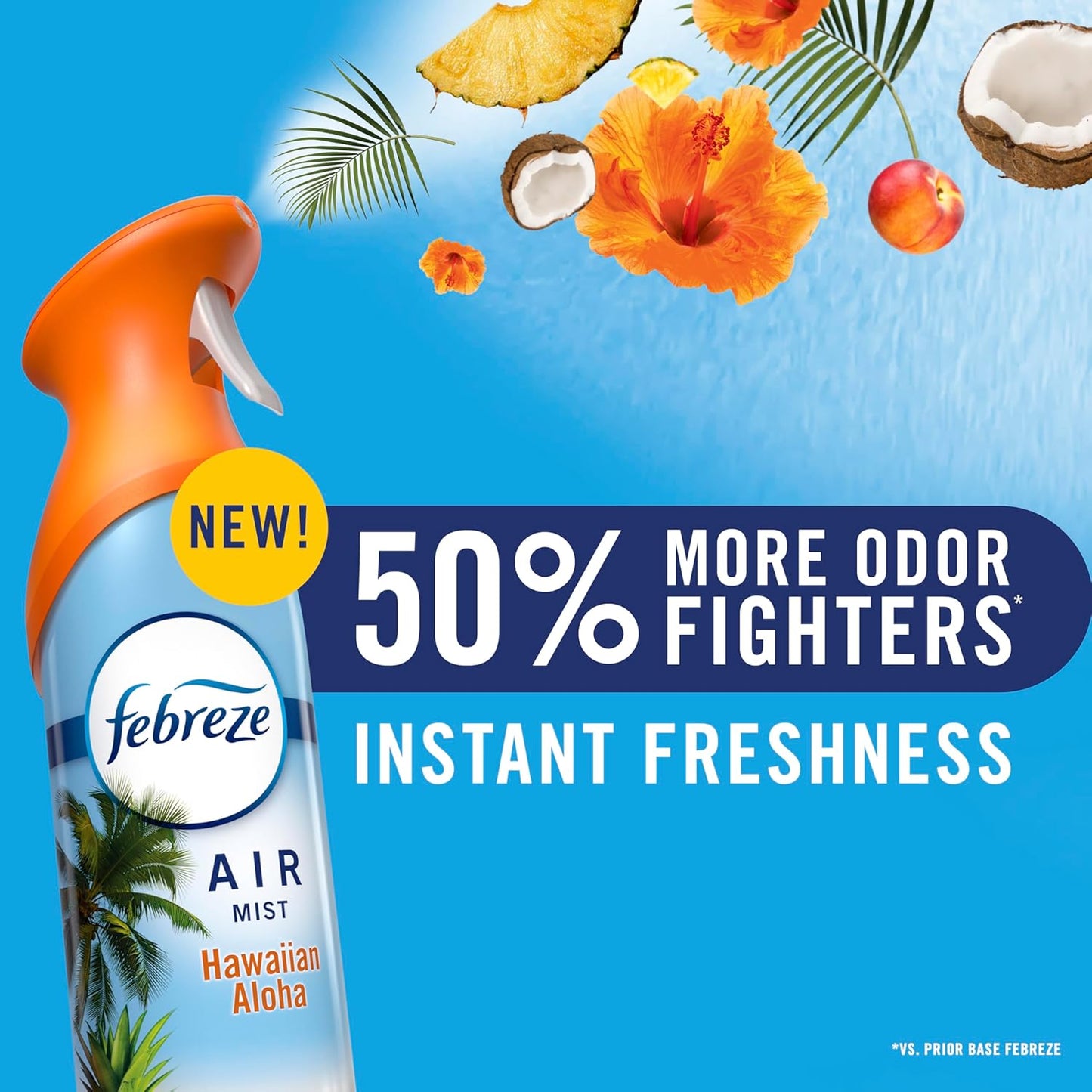Febreze New & Improved Air Mist Scent Mix, Air Freshener, Home and Kitchen Essentials, Odor Fighting Room Spray, 8.1 oz bottle, 3 Count
