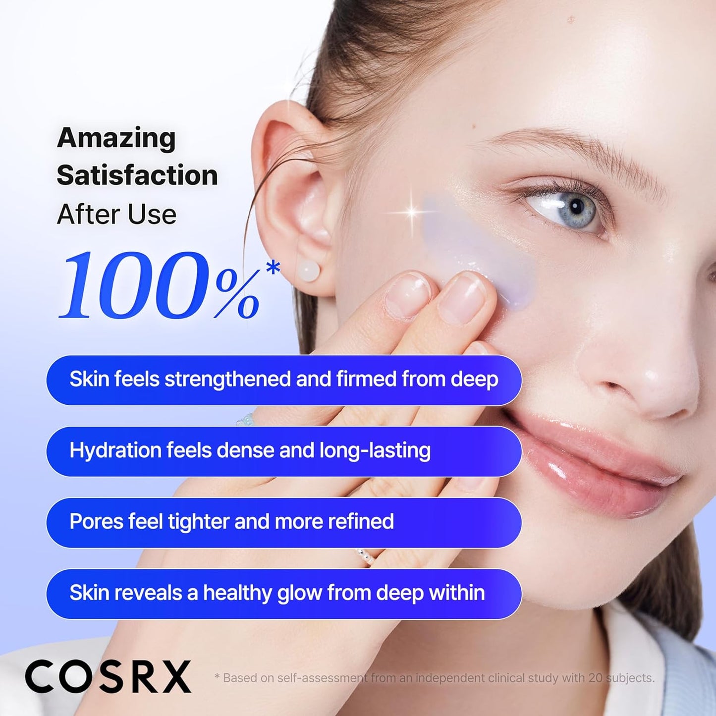 COSRX The Blue Peptide Bakuchiol Plump Glow Serum, Korean Peptide Plumping Serum for Face, GHK-Cu Copper Peptides with Bakuchiol, Anti-aging & Skin Firming Care, Korean Skin Care, 1.69 Fl Oz