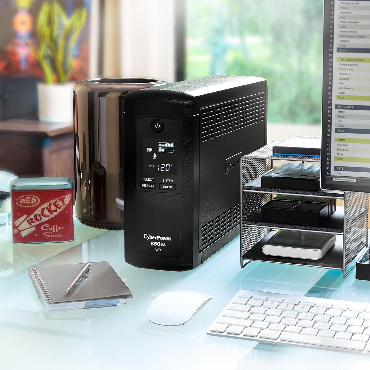 CyberPower CP850AVRLCD Intelligent LCD UPS Battery Backup