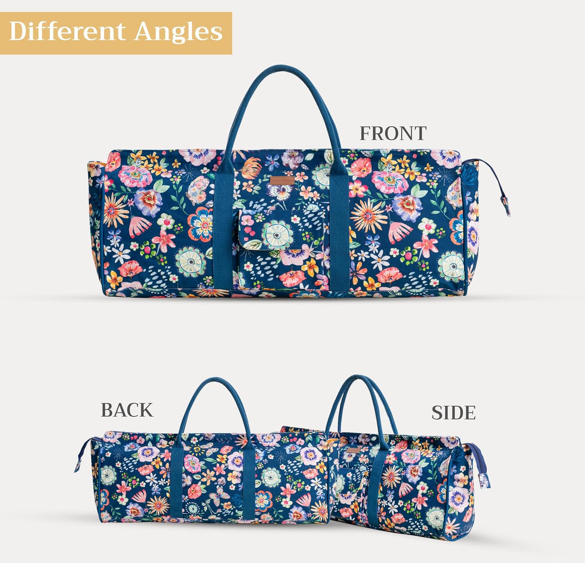 Maison d' Hermine Yoga Mat Duffle Bag Gym Tote Yoga Mat Carry Bag