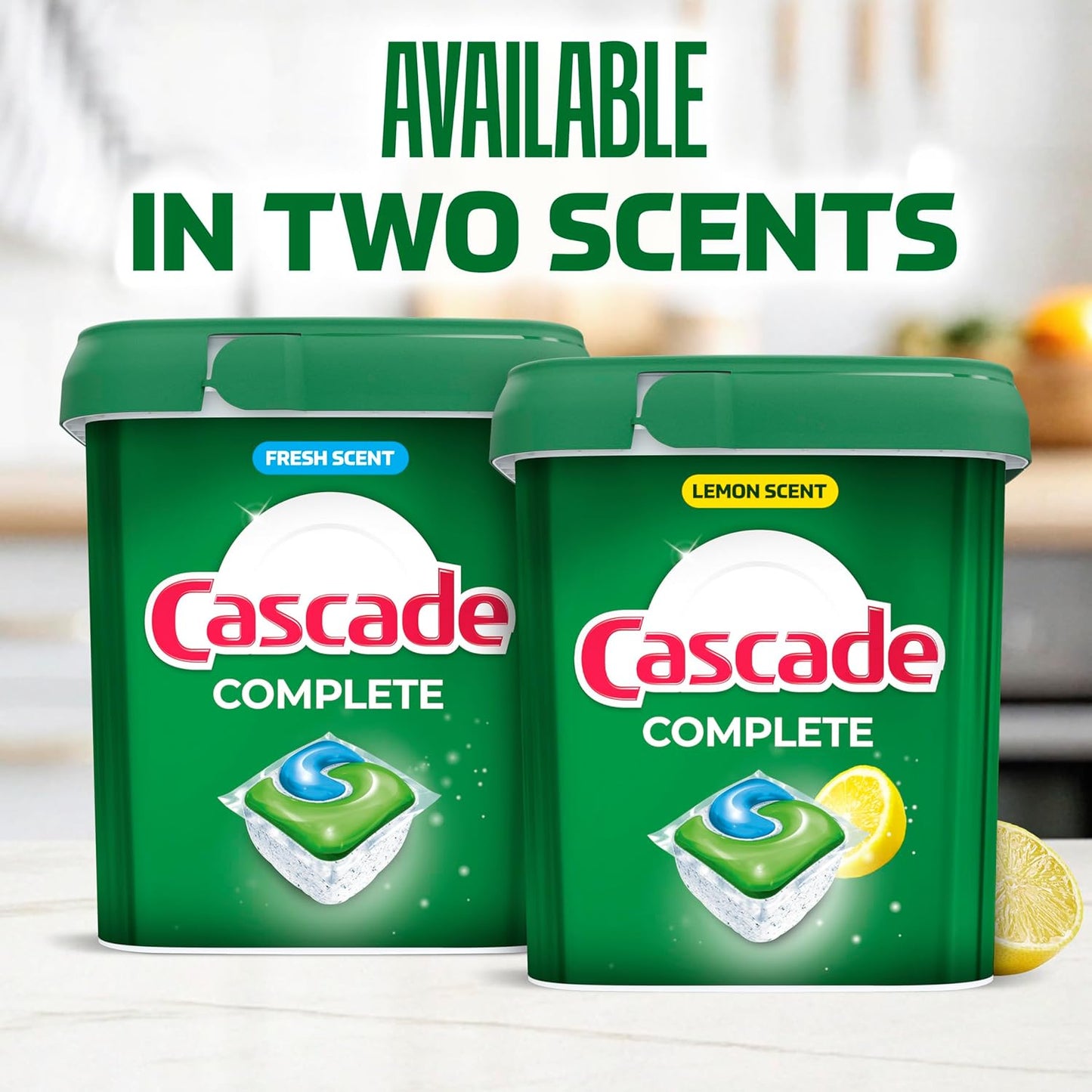 Cascade Complete Dishwasher Pods - Fresh Scent ActionPacs, Dishwasher Detergent, Dishwasher Soap, Detergent Pods, 78 Count