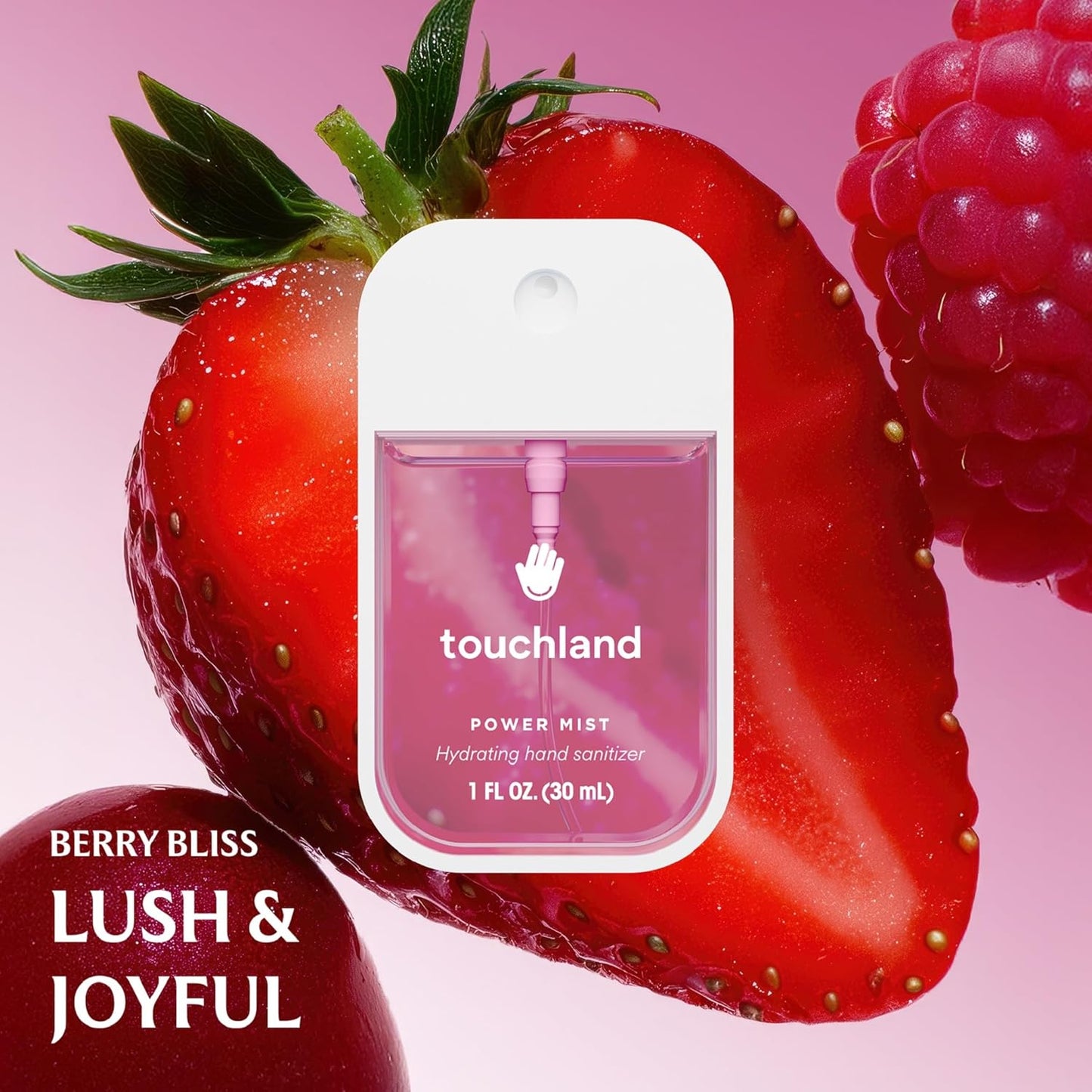 Touchland Hand Sanitizer Spray, Juicy Trio - 3 x 1 FL OZ