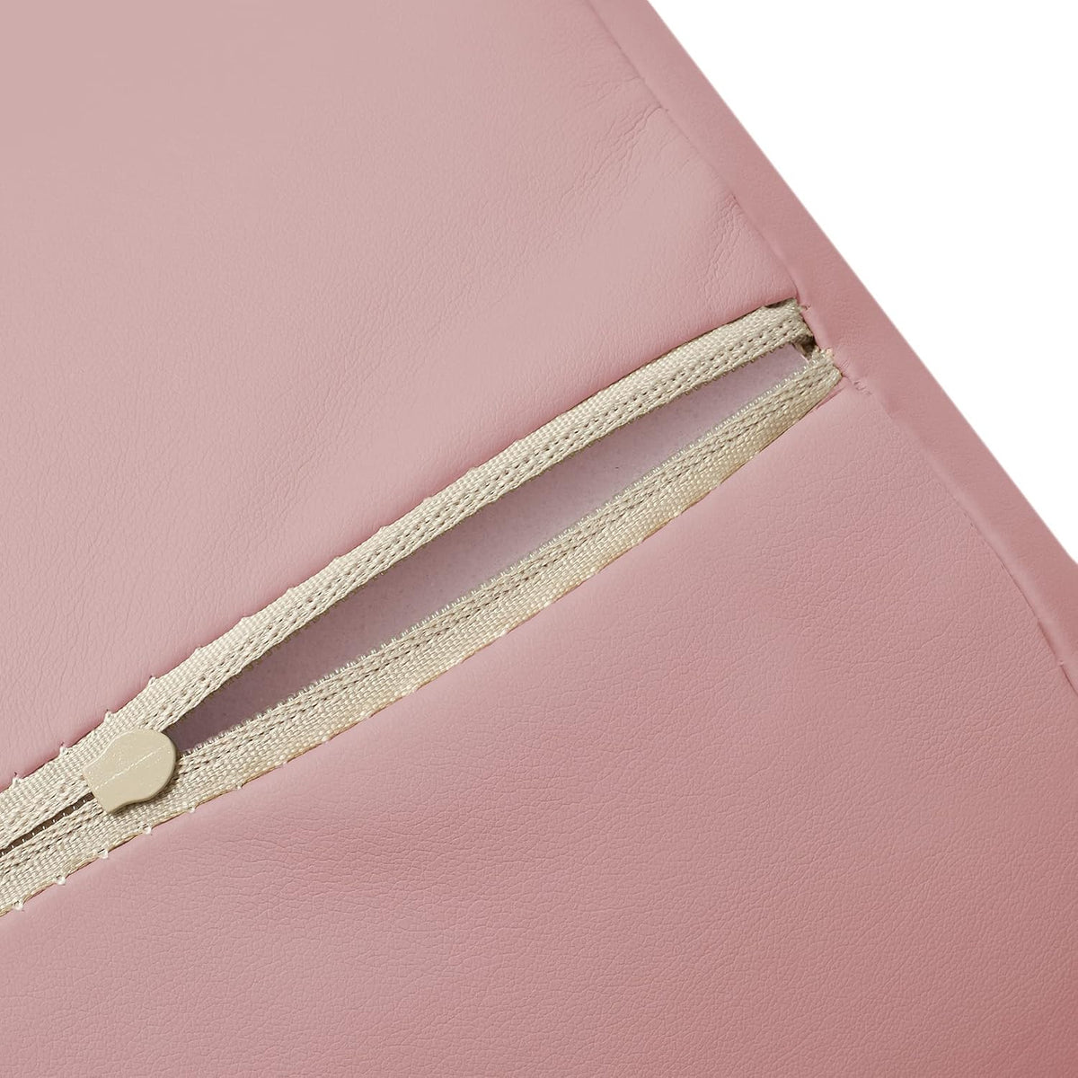 Saloniture 3/4 Round Massage Table Bolster Under-Knee Pillow Pad - 26 x 6 x 4-1/2 Inch - Pink