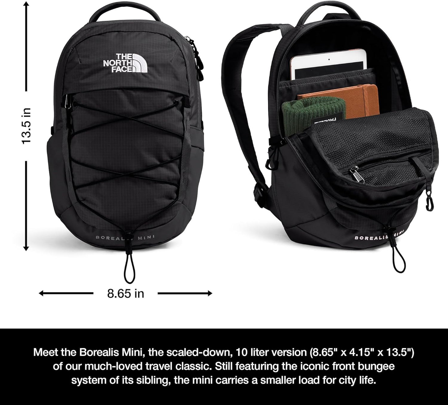 The North Face Borealis Mini Backpack, Blue Flax/Twilight Galaxy, One Size