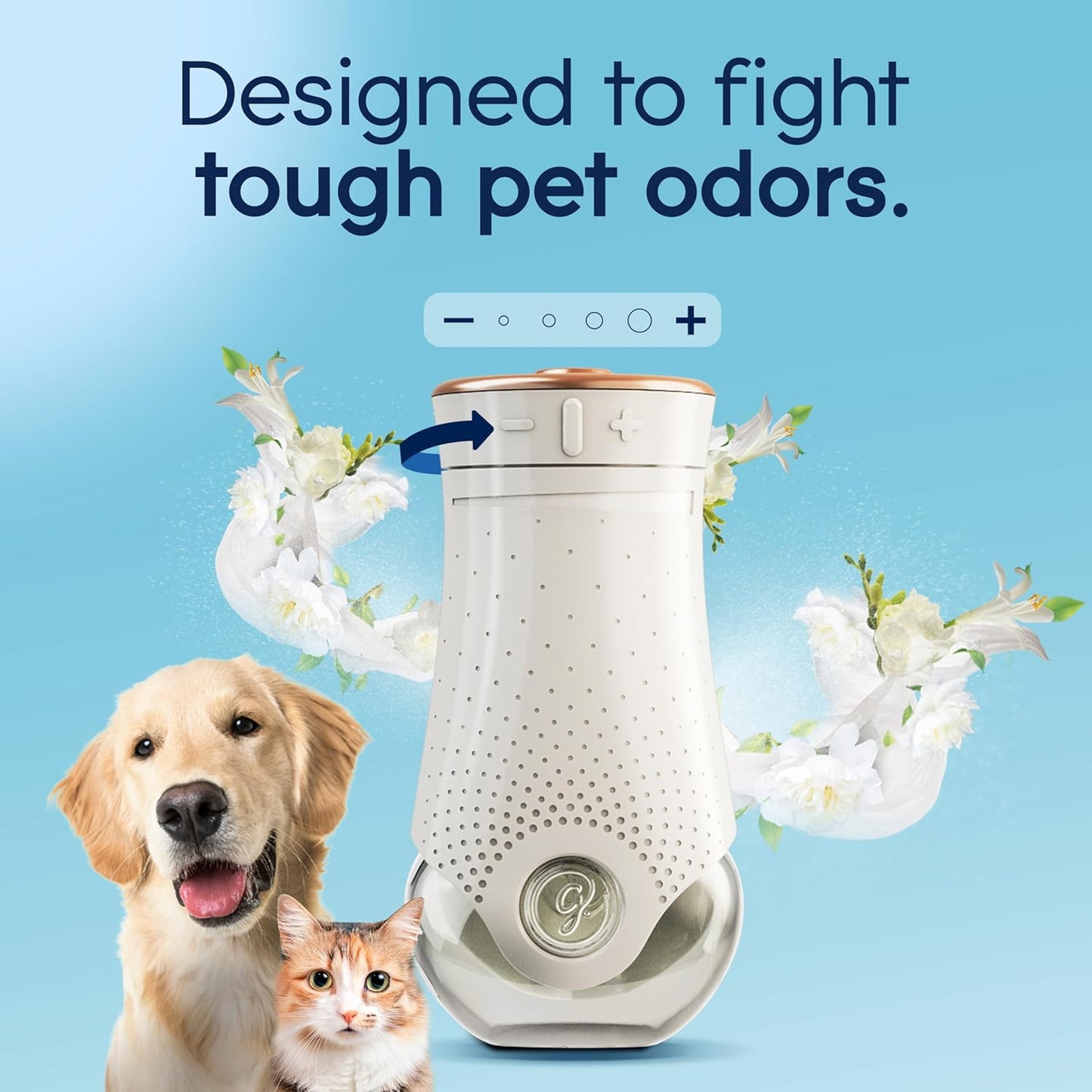 Glade PlugIns Refills Air Freshener, Pet Fresh Scent, Scented and Essential Oils for Home and Bathroom, 0.67 Fl Oz, 5 Count