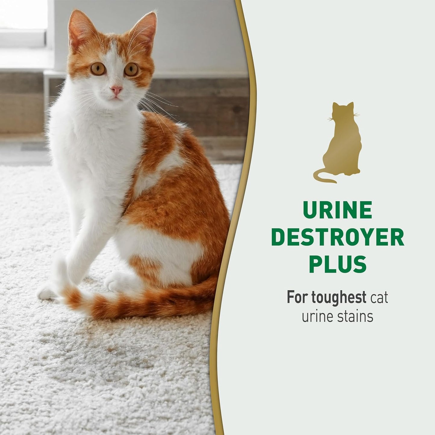 Nature’s Miracle Urine Destroyer Plus for Cats, Enzymatic Formula, Ready-to-Use, 32 oz