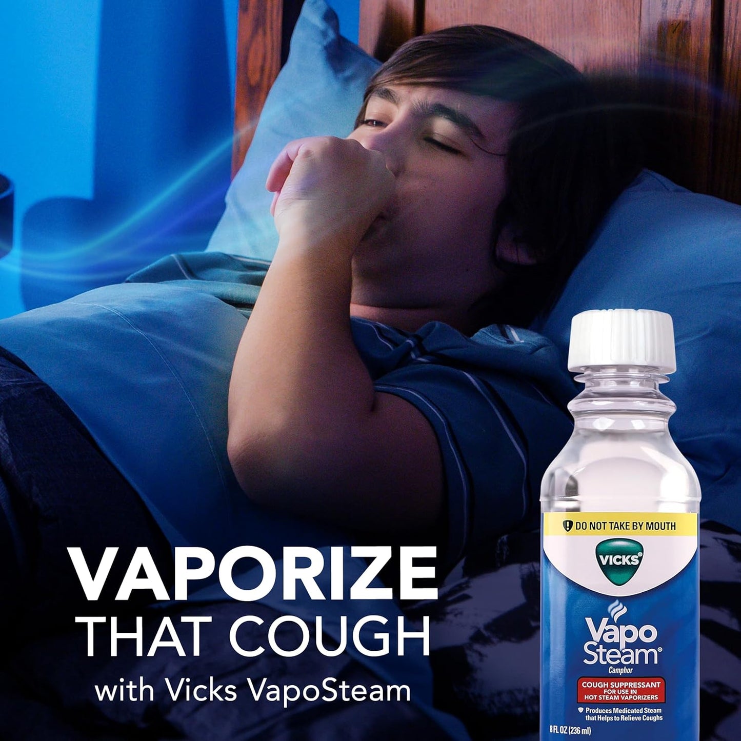 Vicks CoolRelief Cool Mist Humidifier Small to Medium Room Vaporizer for Baby, Kids, Adults, 1.2 Gal