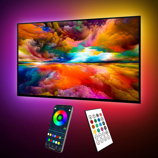 maylit 8.2 Ft ICRGB TV LED Backlight for 24-60 Inch Tvs