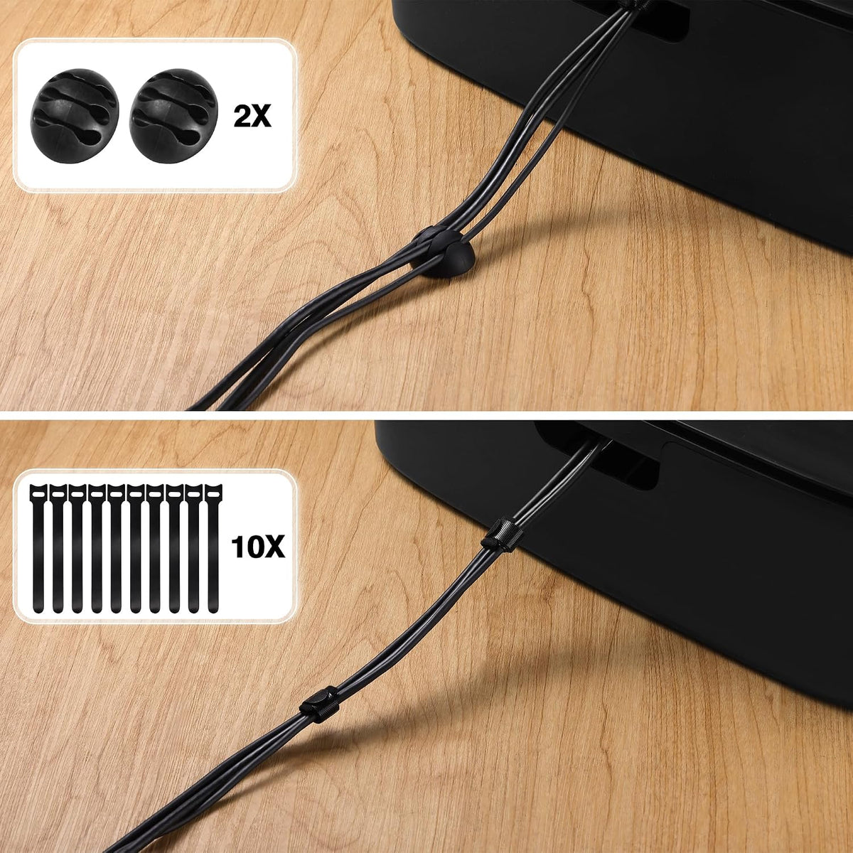 Cable Management Box, Large Cord Organizer Box to Hide Power Strip