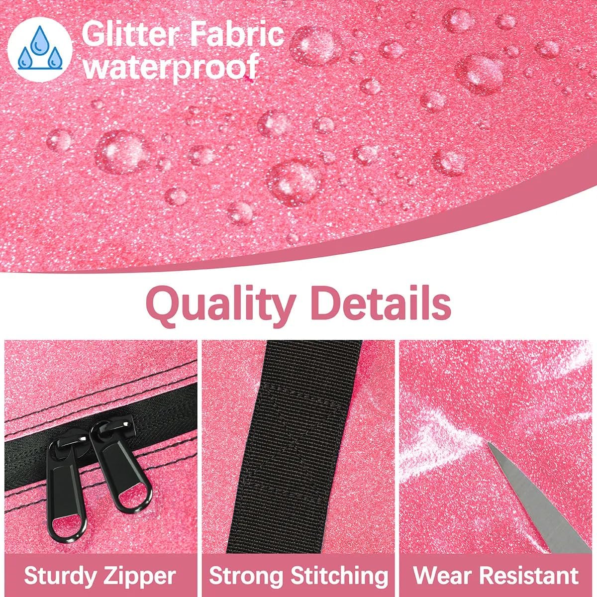 Customized Gym Bag with Name/Text Weekender Travel Bag Personlized Duffle Bags for Women Waterproof Overnight Bag Sports Color Glitter Carry On Travel Tote Bag Dance Bags