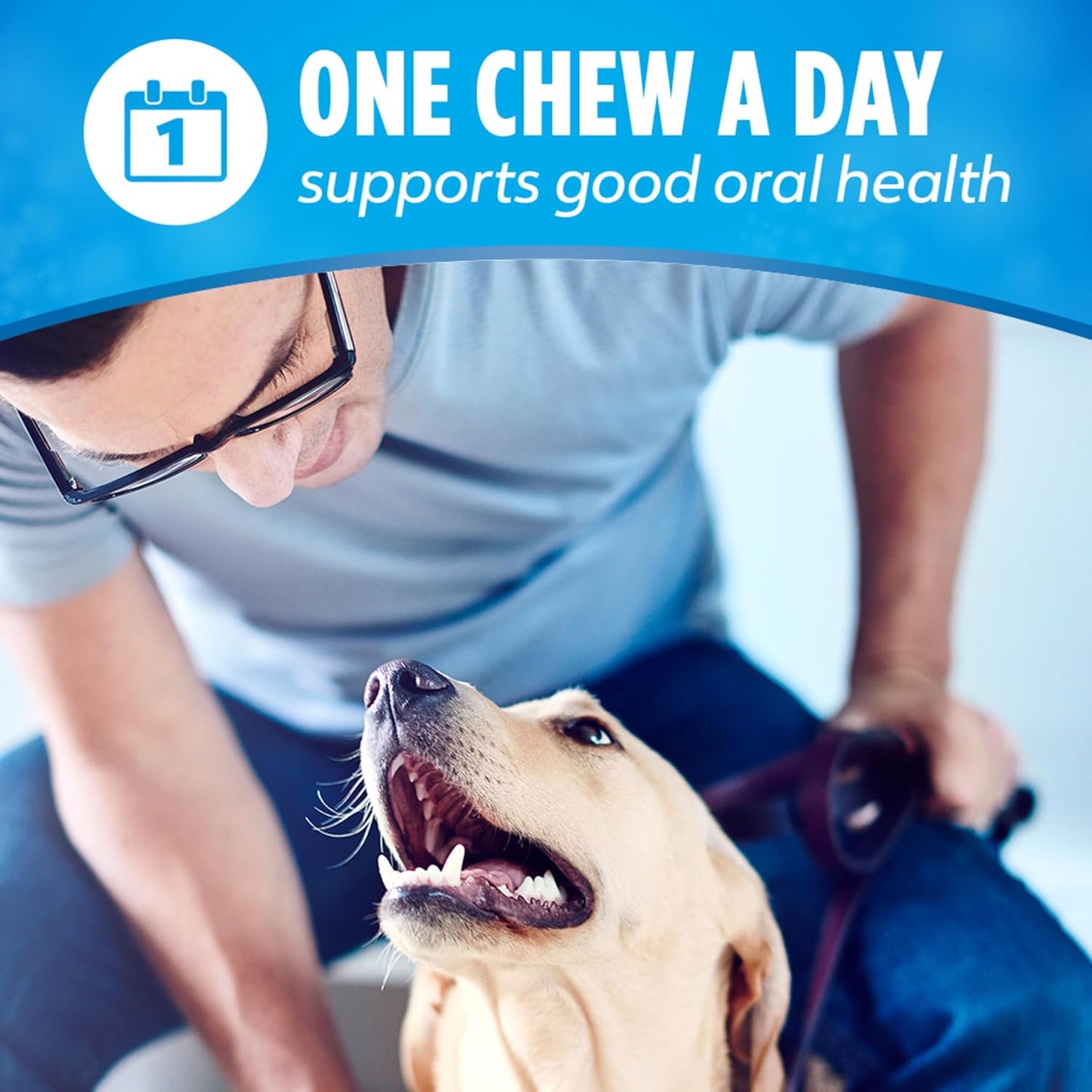 DentaLife Daily Oral Care Dog Treats for Small and Medium Dogs, Chewy Dental Treat to Freshen Breath and Fight Tartar, Chicken Flavor - 40 ct. Pouch