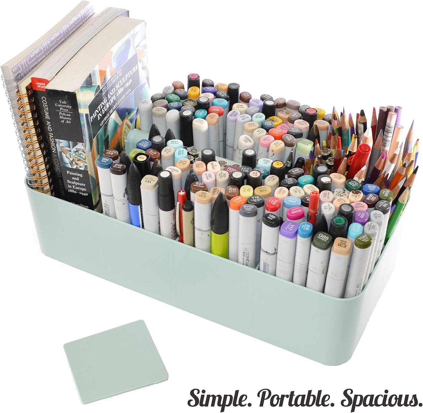 Portable Caddy American Made, DIY Dividers, 8 Compartments, Supply Organizer, Portable Tote Basket with Handle Storage Organizer Bathroom, Office, Crafts, or School Supplies