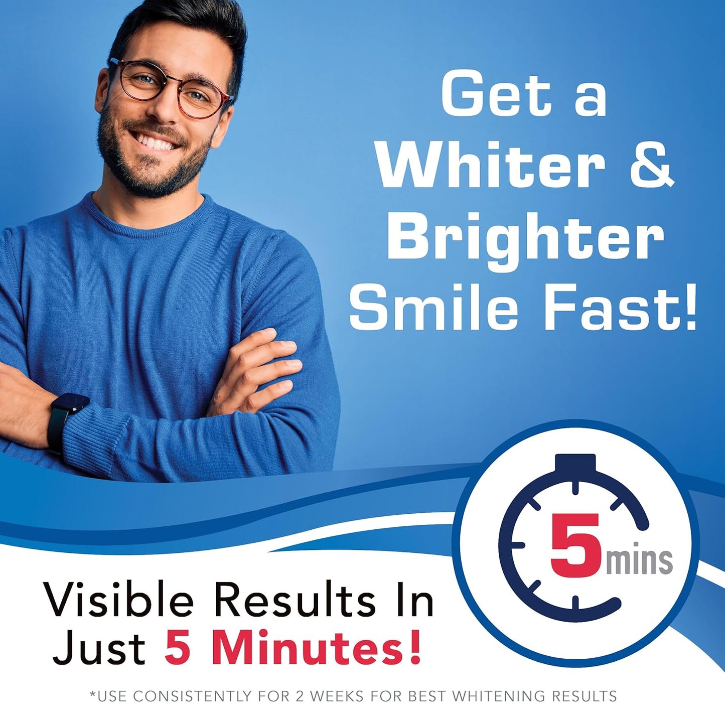 Plus White Speed Whitening Gel - Works in 5 Minutes - Professional Teeth Whitening w/Dentist Approved Ingredient (2 oz)