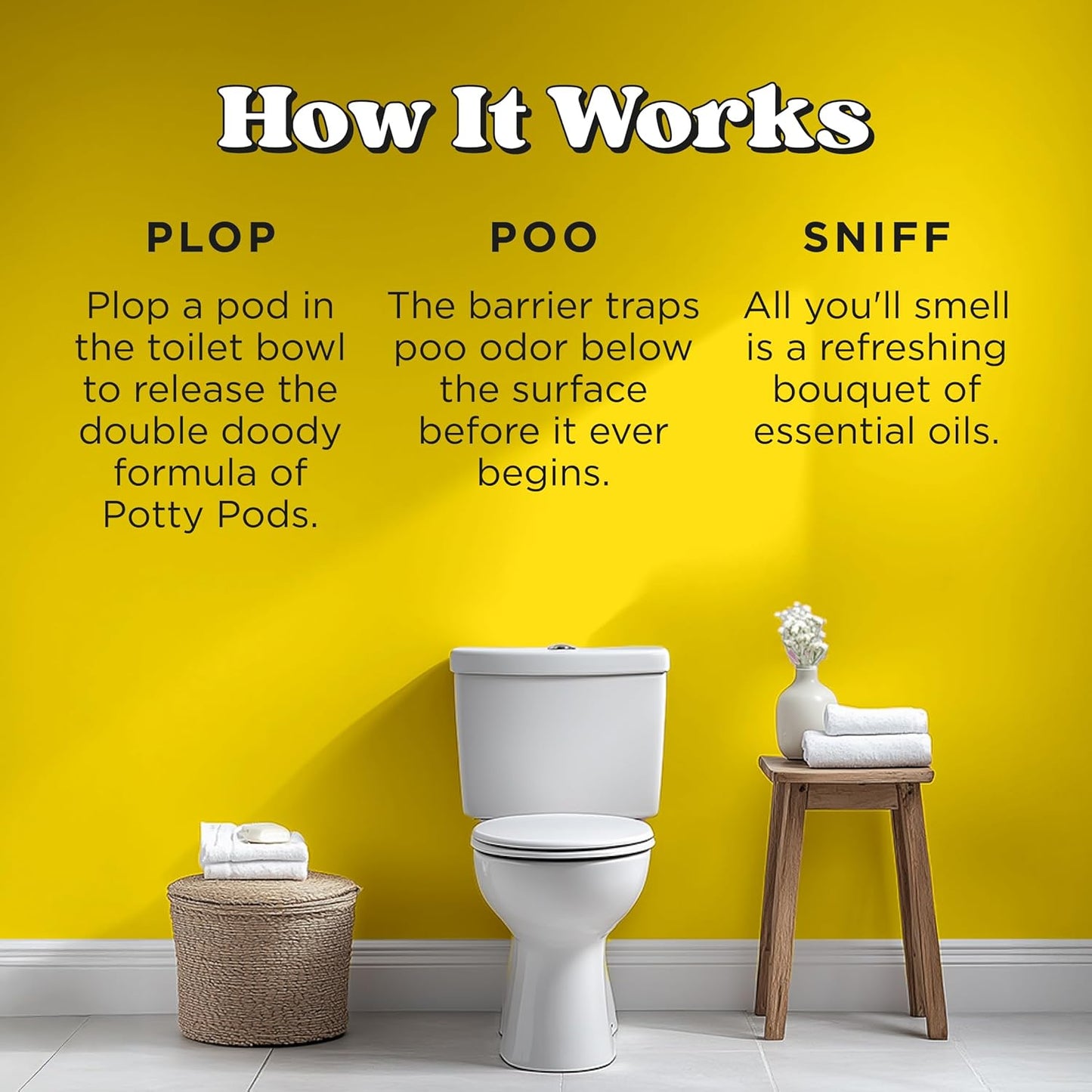 Poo~Pourri Original Citrus Before-You-Go 2-in-1 Toilet Potty Pods 20ct - Bathroom Odor Remover & Toilet Cleaner - Plant Based Ingredients & Essential Oils - with Lemon, Bergamot, & Lemongrass Scent