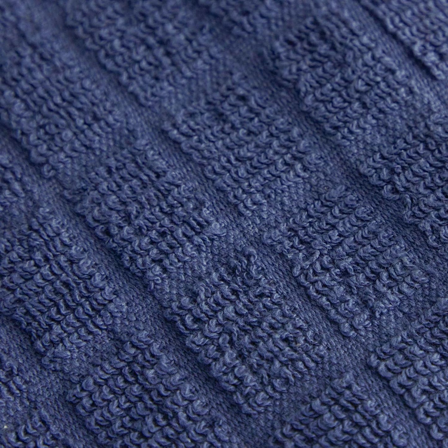 Ritz Premium Kitchen Towel and Dish Cloth Value Set: Highly Absorbent, Super Soft, Long-Lasting, 100% Cotton Checked and Solid Hand Towels, Tea Towels, Bar Towels - 6 Pack, Navy