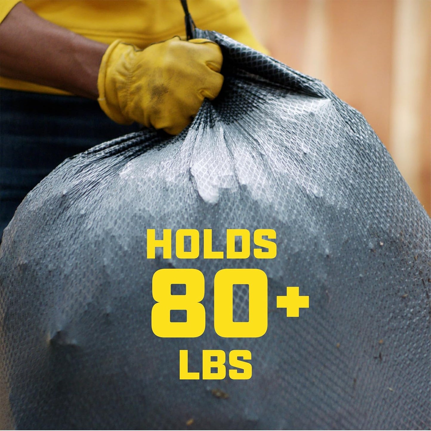 Glad Large 30 Gallon Trash Bags, Unscented Heavy Duty Garbage Bags, Forceflex with Drawstring, 50 Count (Packaging May Vary)
