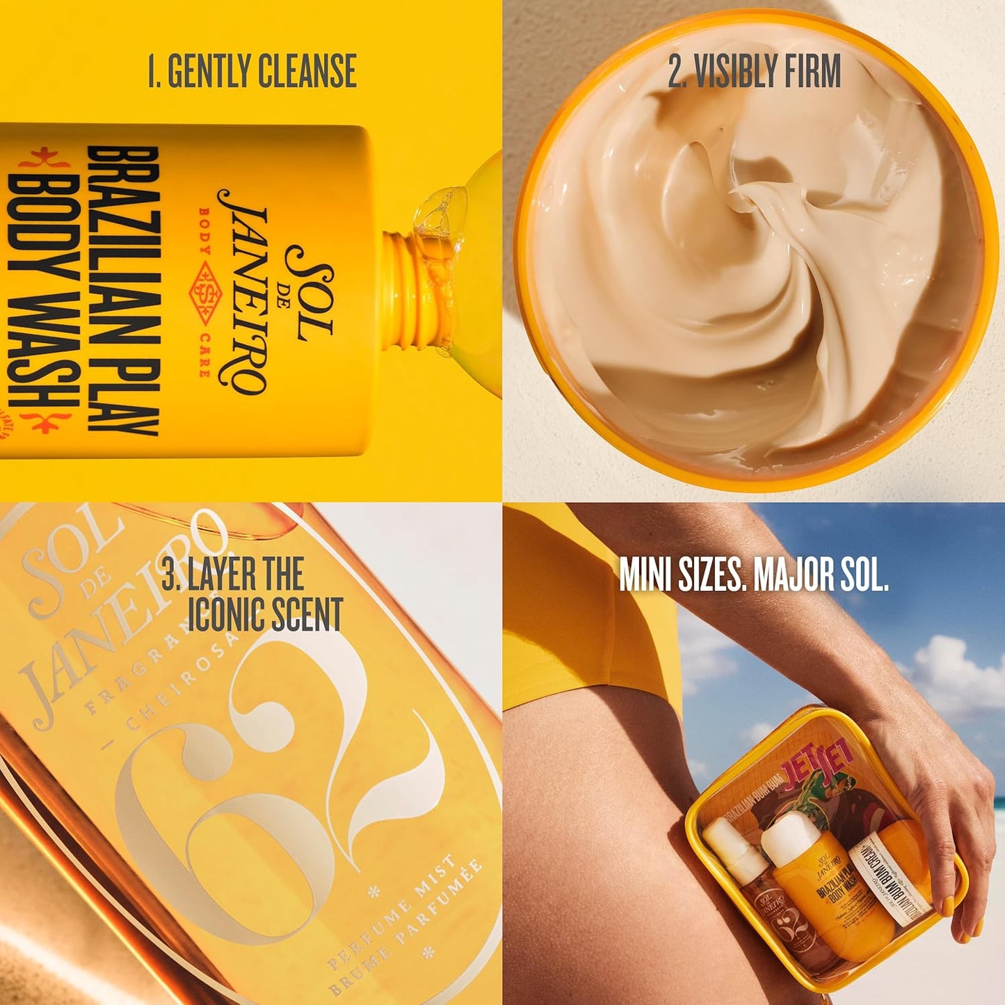 Sol de Janeiro Jet Set | Travel Shower Kit | $40 value