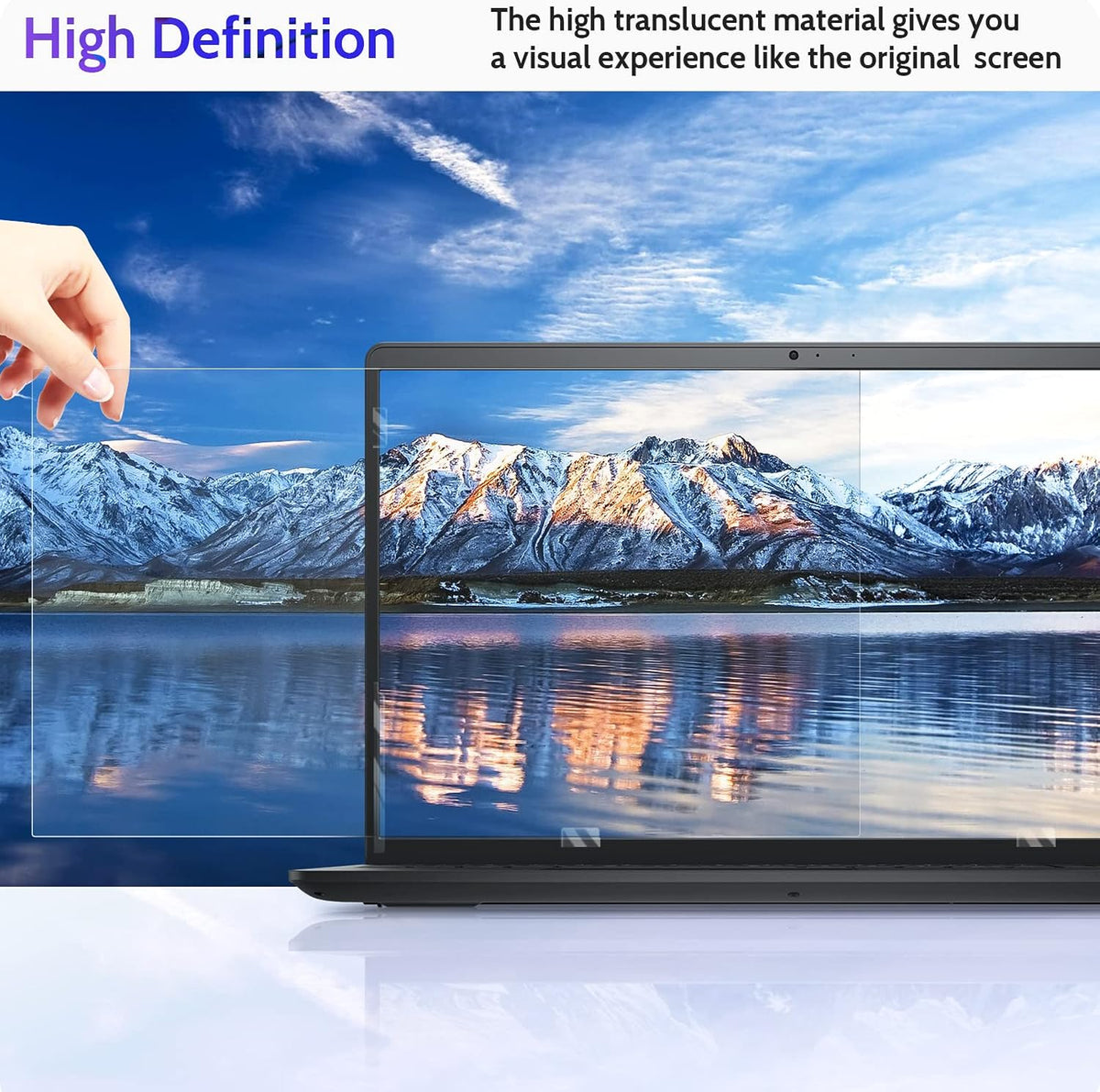 Peslv 13.4 Inch Laptop Privacy Screen Compatible With Lenovo Hp Dell Acer Asus Thinkpad Envy Xps, 16:10 Aspect Removable Anti Glare Blue Light Filter Protector, 13 In Computer Monitor Security Shield
