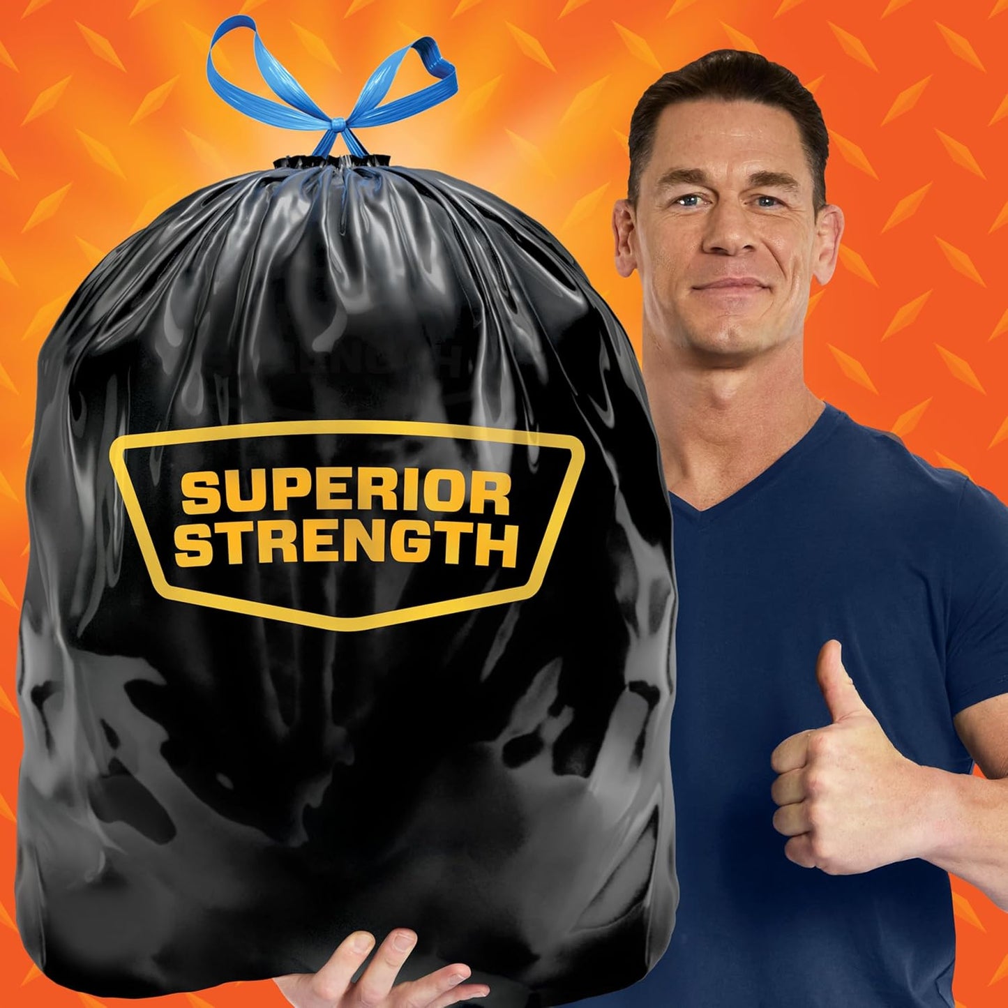 Hefty Strong Large Trash Bags, Black, 30 Gallon, 74 Count